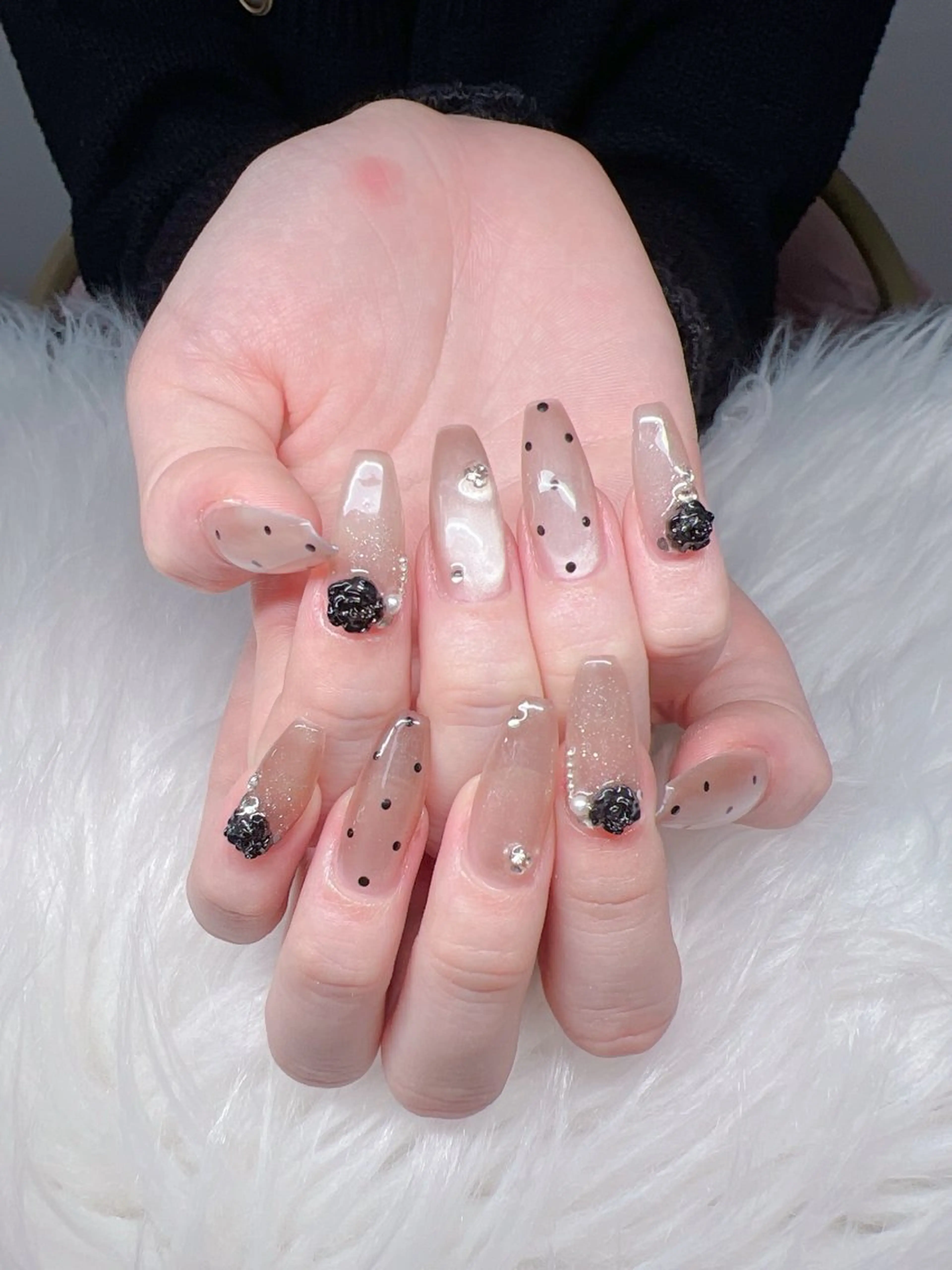 ネイル ハンドネイル Lee Nails チップ長さだし専門店のネイルデザイン