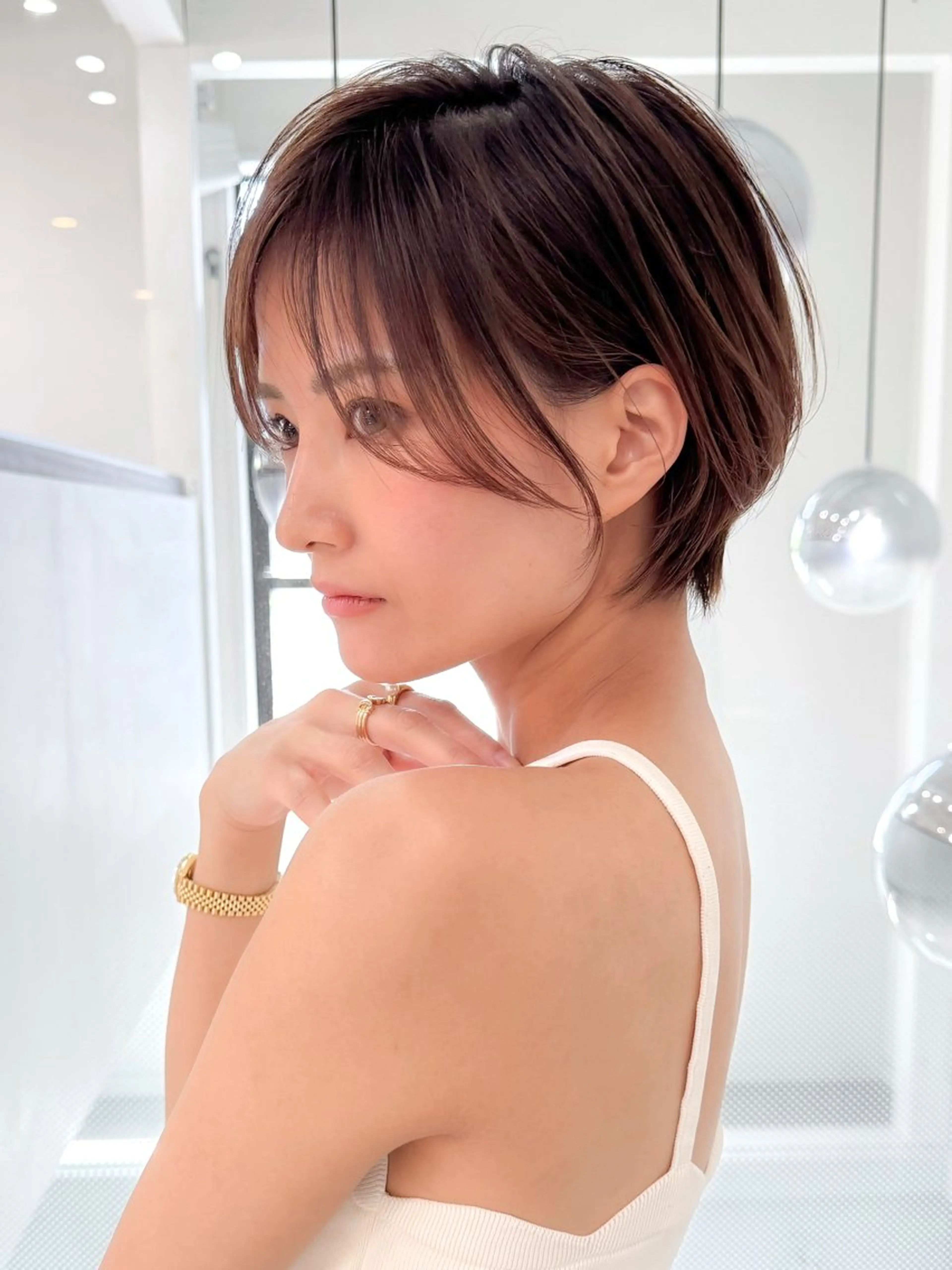 🔴人気No.1【大人美人ショート】&【低ダメージのケアカラー】&【3step高保湿スチームTR】の写真