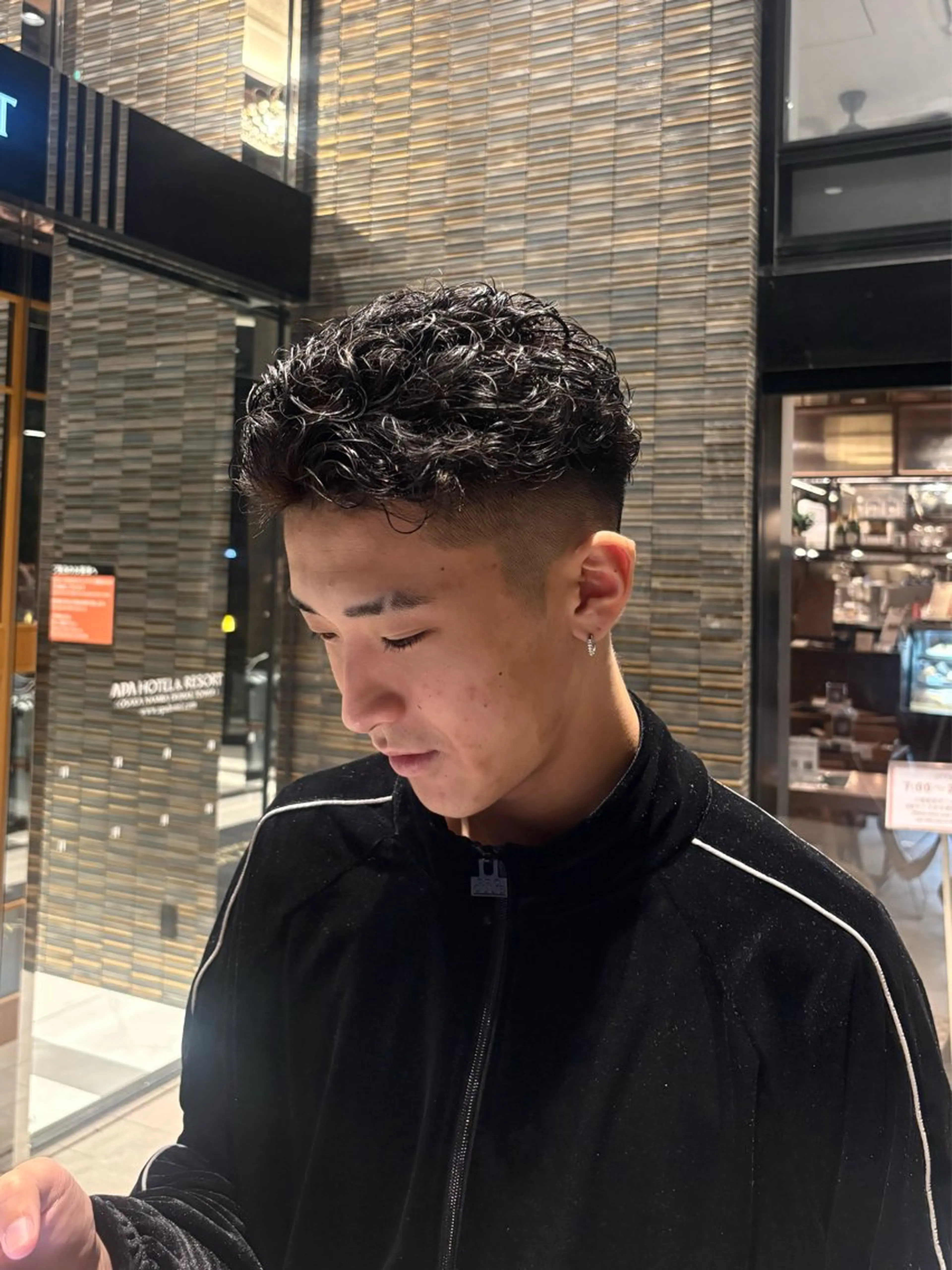 ショート カラー パーマ メンズ メンズパーマ カット ヘアカラー パーマ メンズ特化 / Reiのヘアスタイル