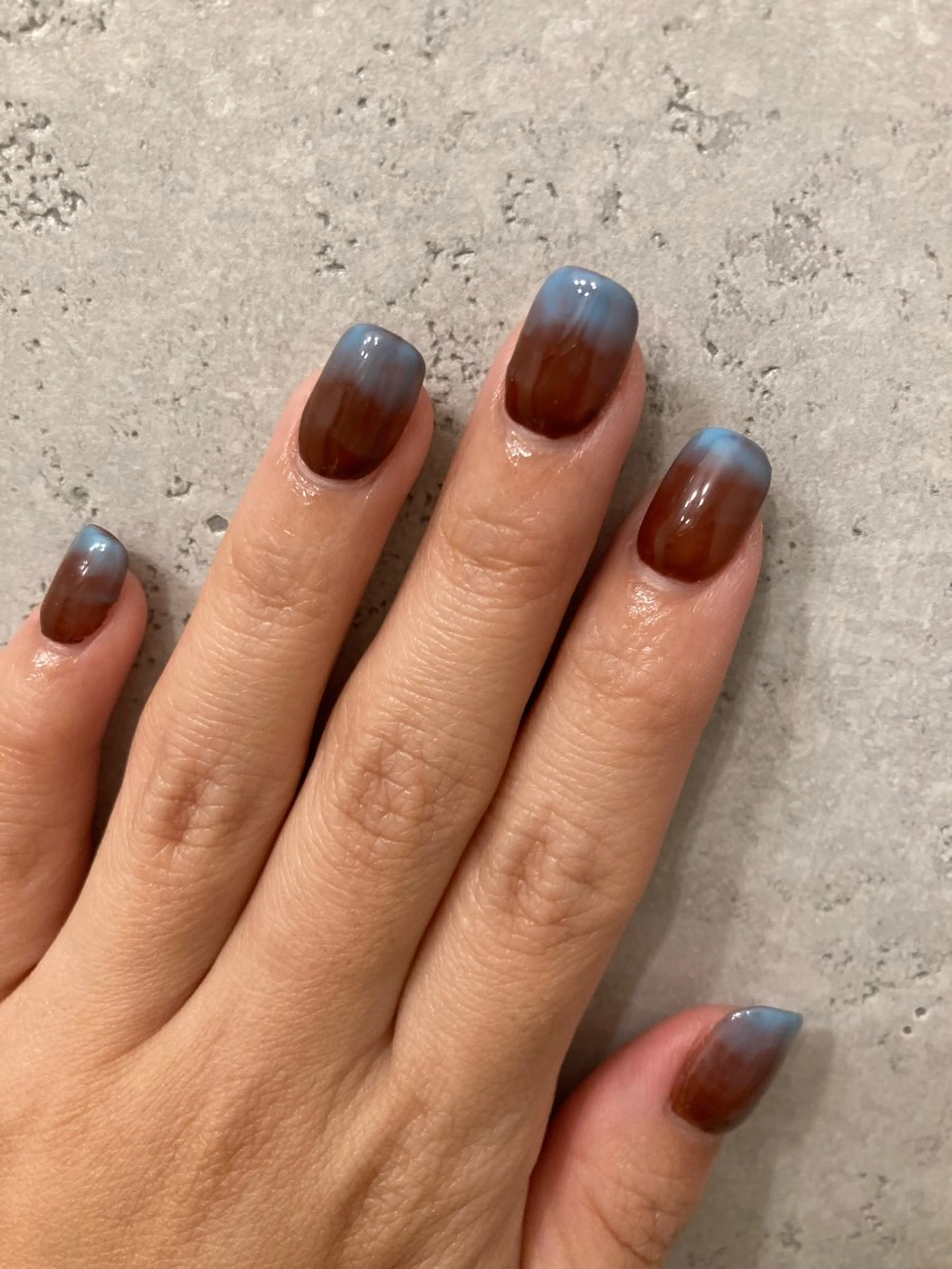 ネイル グラデーション 爪の絵描き屋 ミテネイルのネイルデザイン