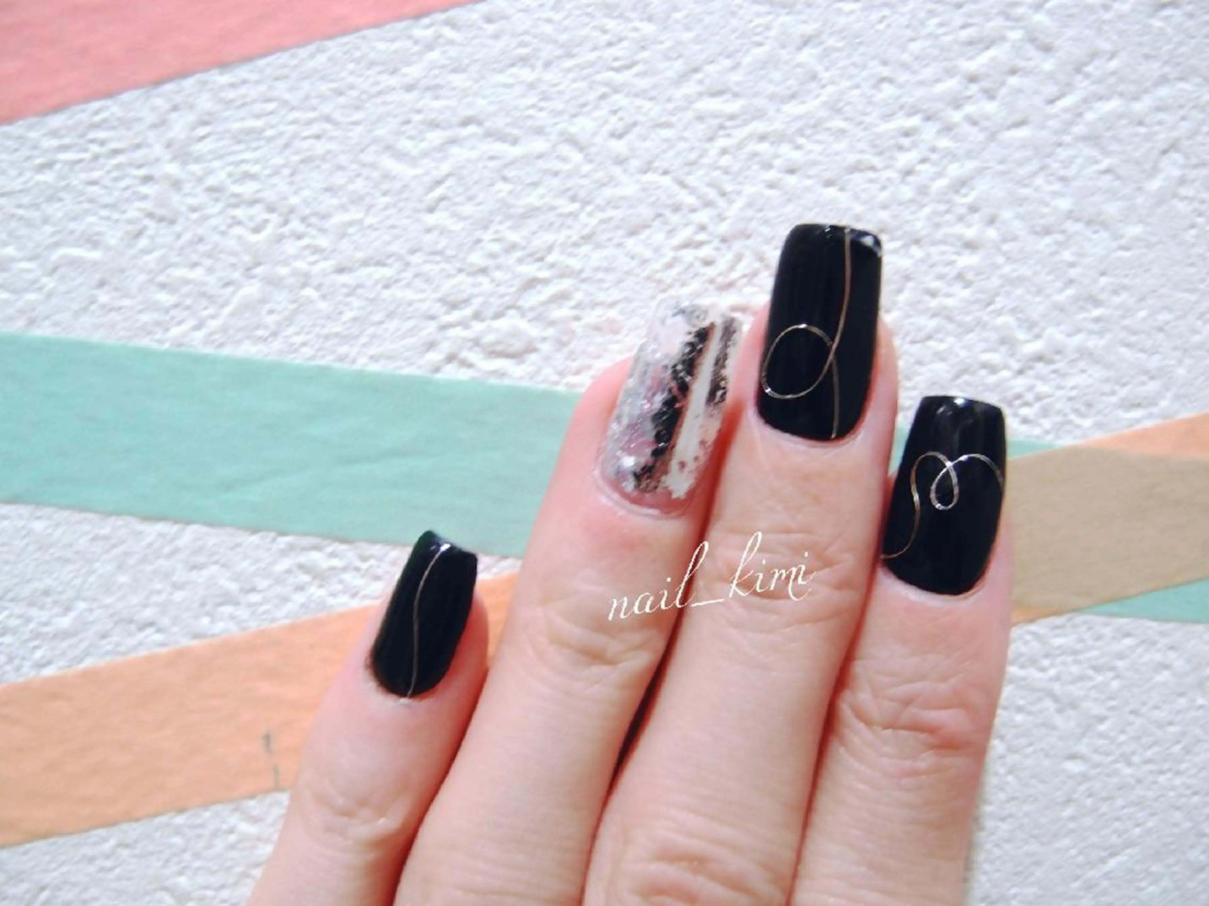 ネイル アートネイル ワンカラーネイル ETHOSENSE. kimikaのネイルデザイン
