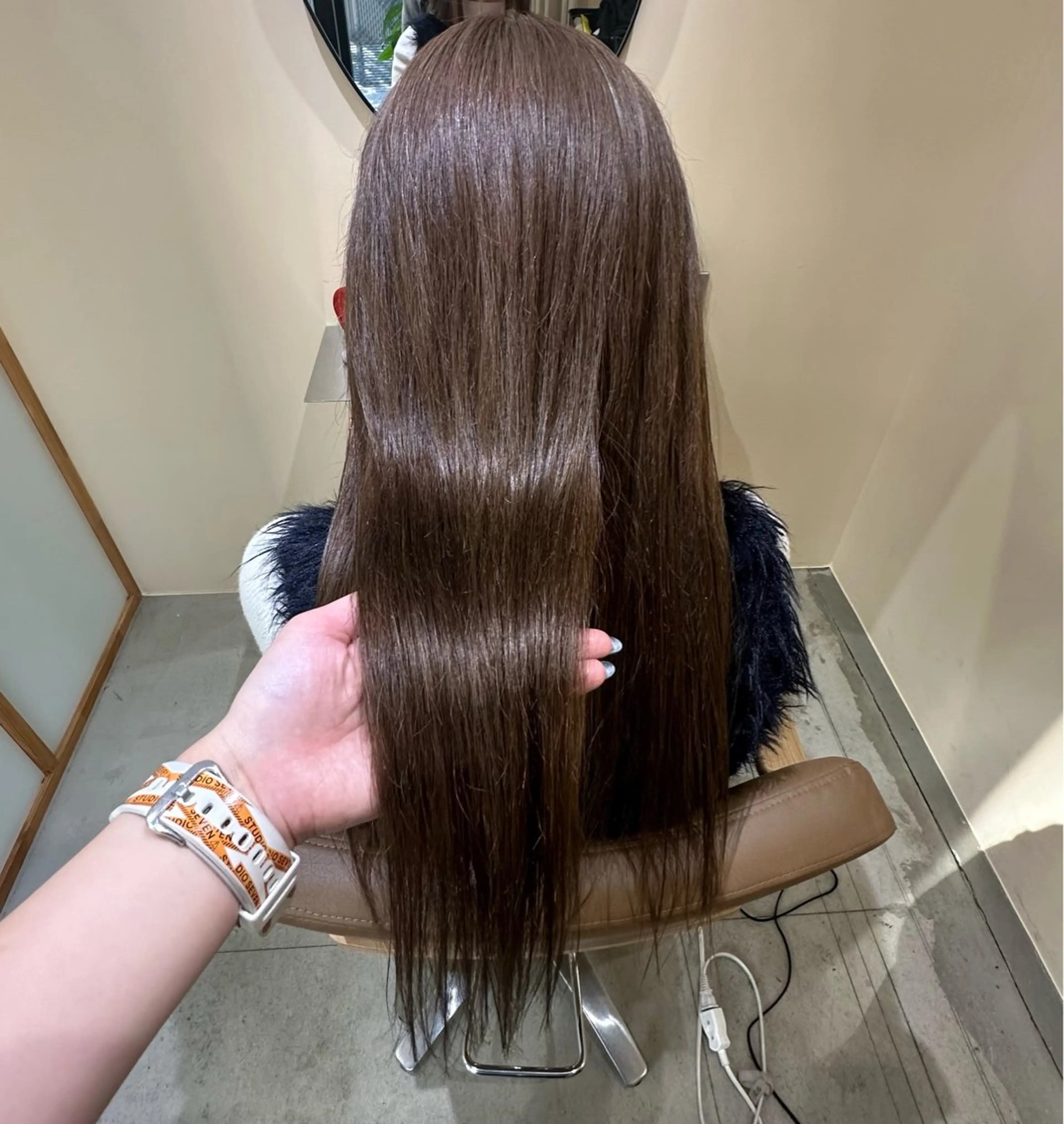 ロング ヘアカラー トリートメント ౨ৎ︎Zina 川口 KIRARI౨ৎのヘアスタイル