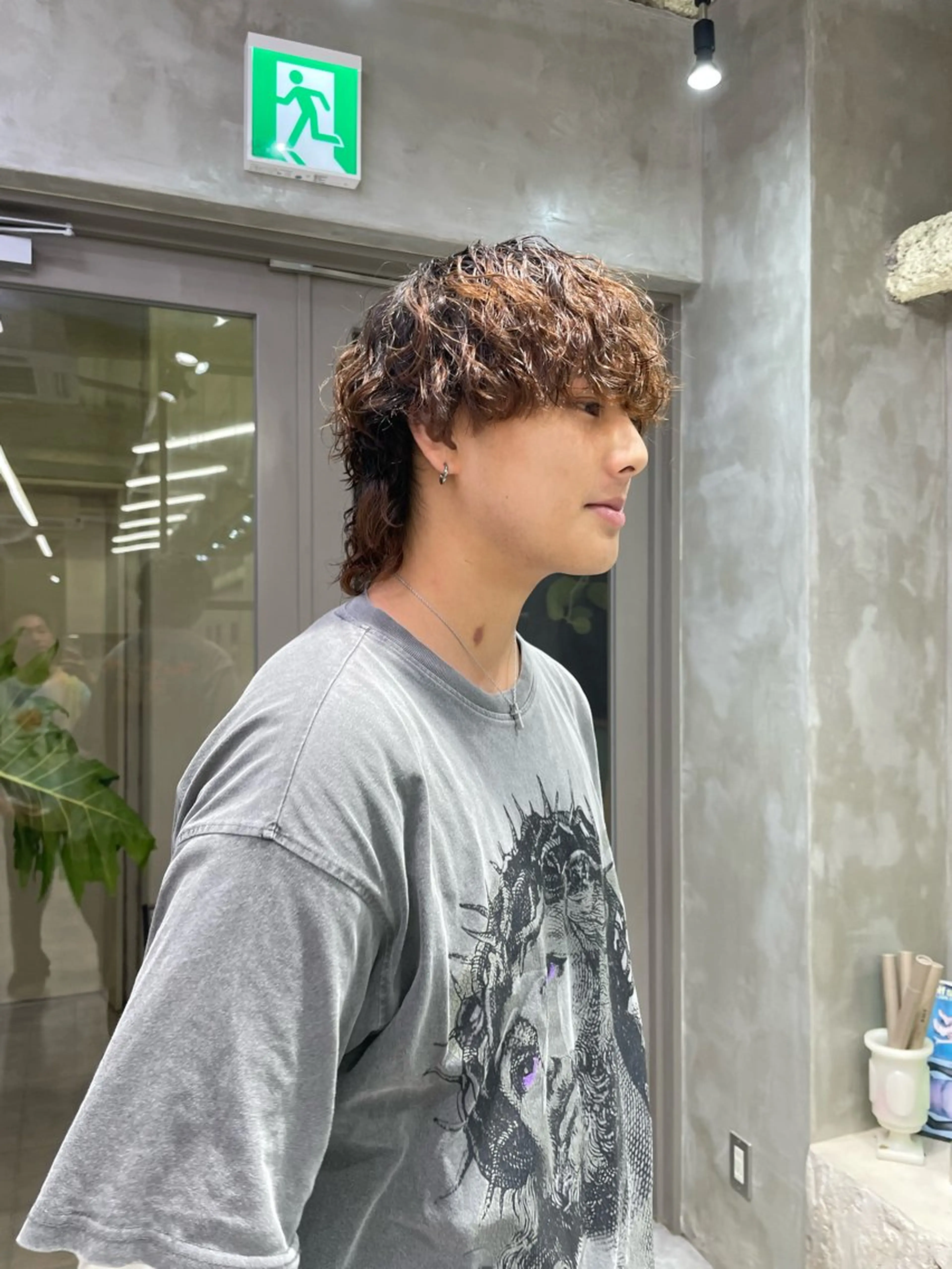 パーマ メンズ メンズパーマ 波巻きパーマ the path Seiyaのヘアスタイル