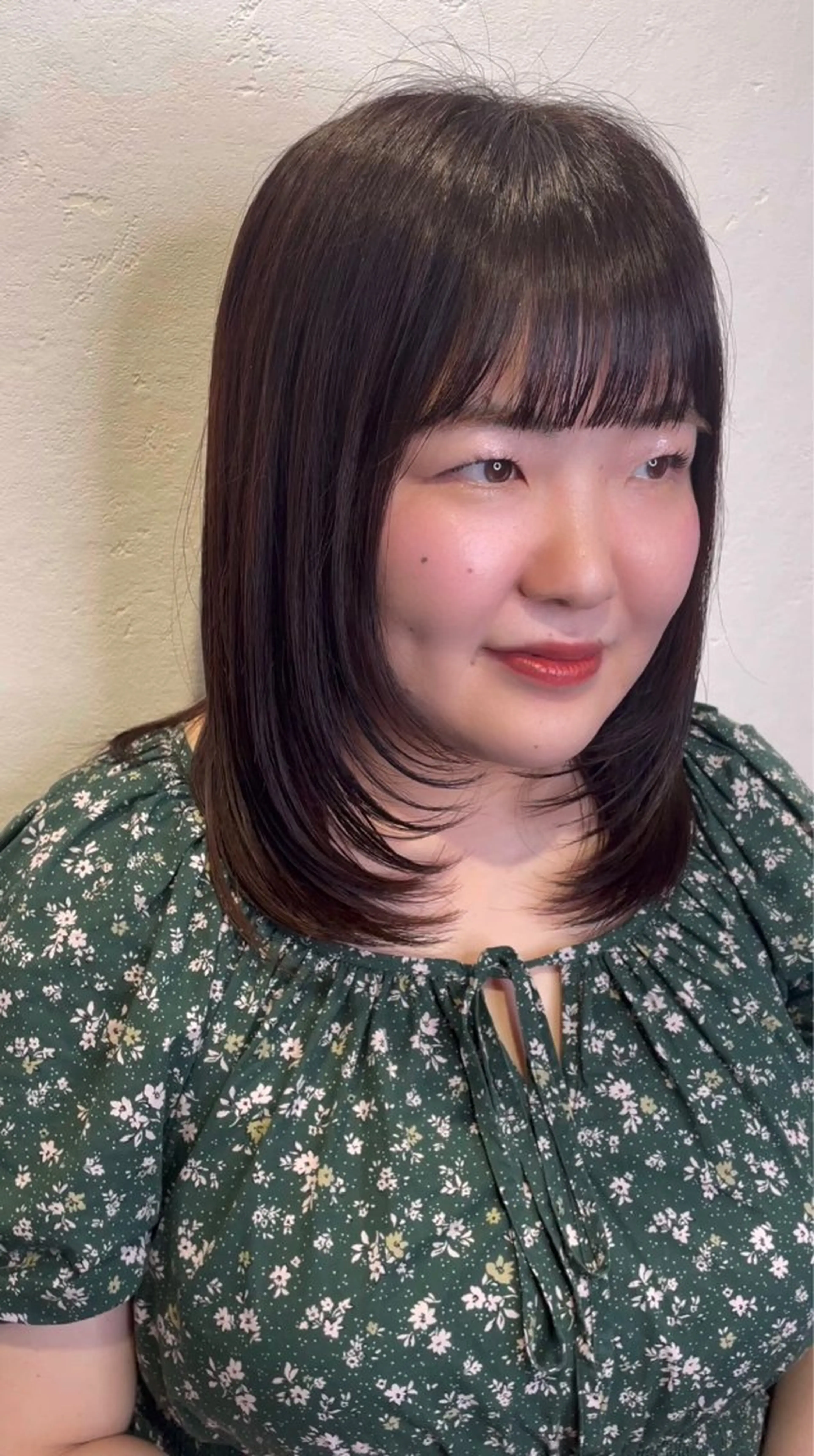 ミディアム eim hair rink  長津田店所属・🫧透明感カラー 🫧しほのヘアスタイル