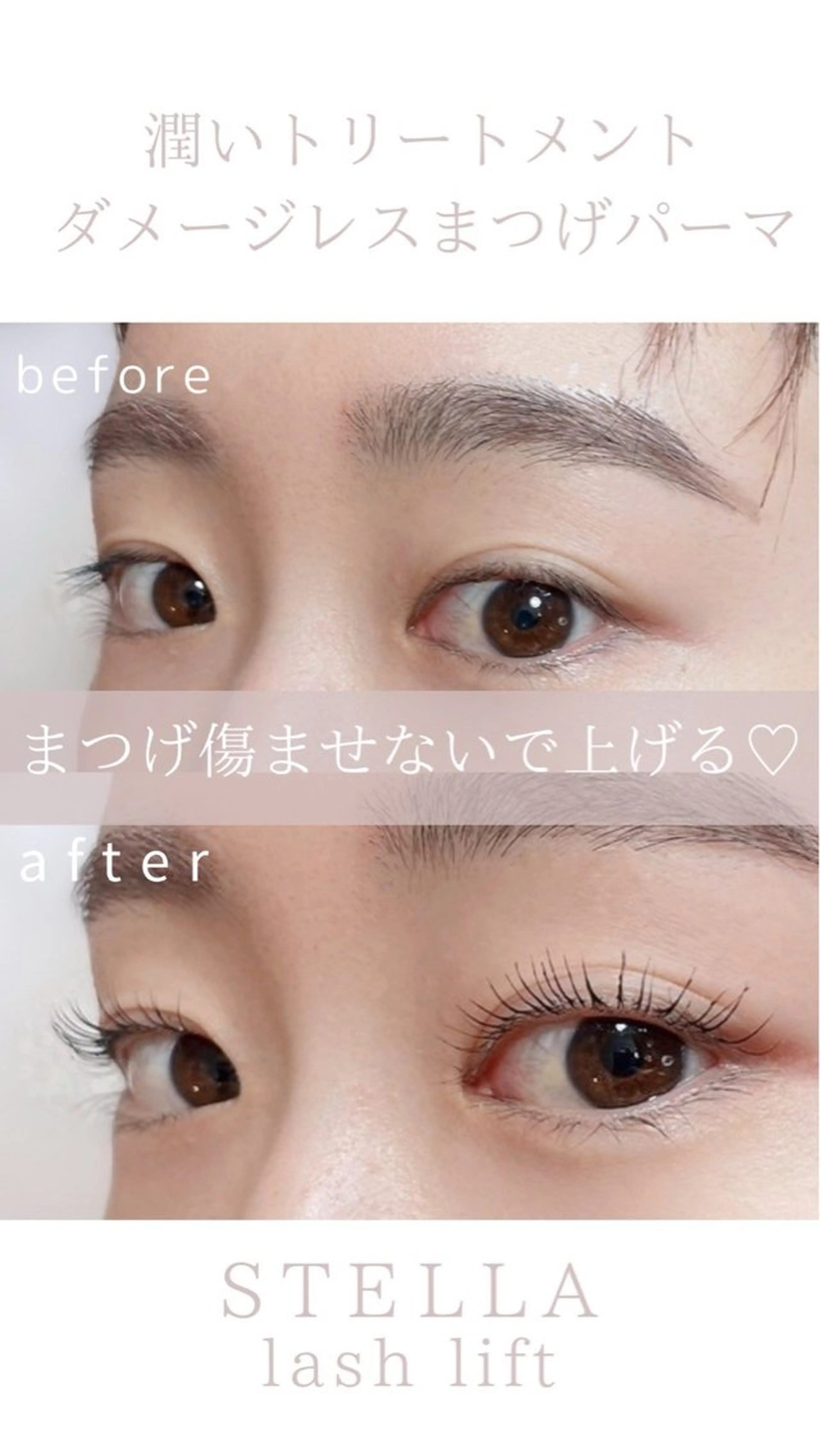 💜ダメージレスまつげパーマ￥11000→￥6800の写真