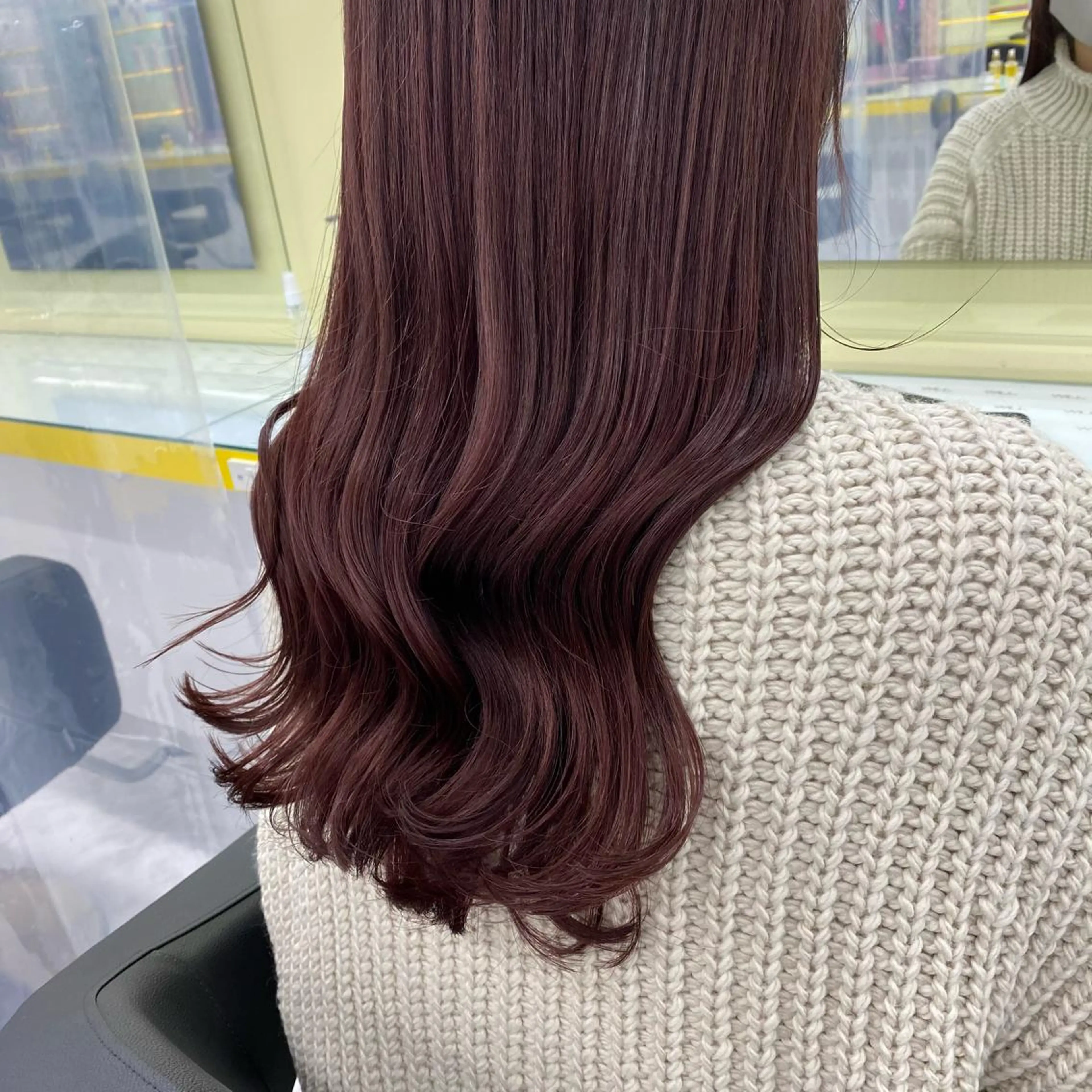 ミディアム カラー ヘアアレンジ カット ヘアカラー GOTODAY shair salon 横浜mare店所属・mai🍑暖色カラー /レイヤー💖のヘアスタイル