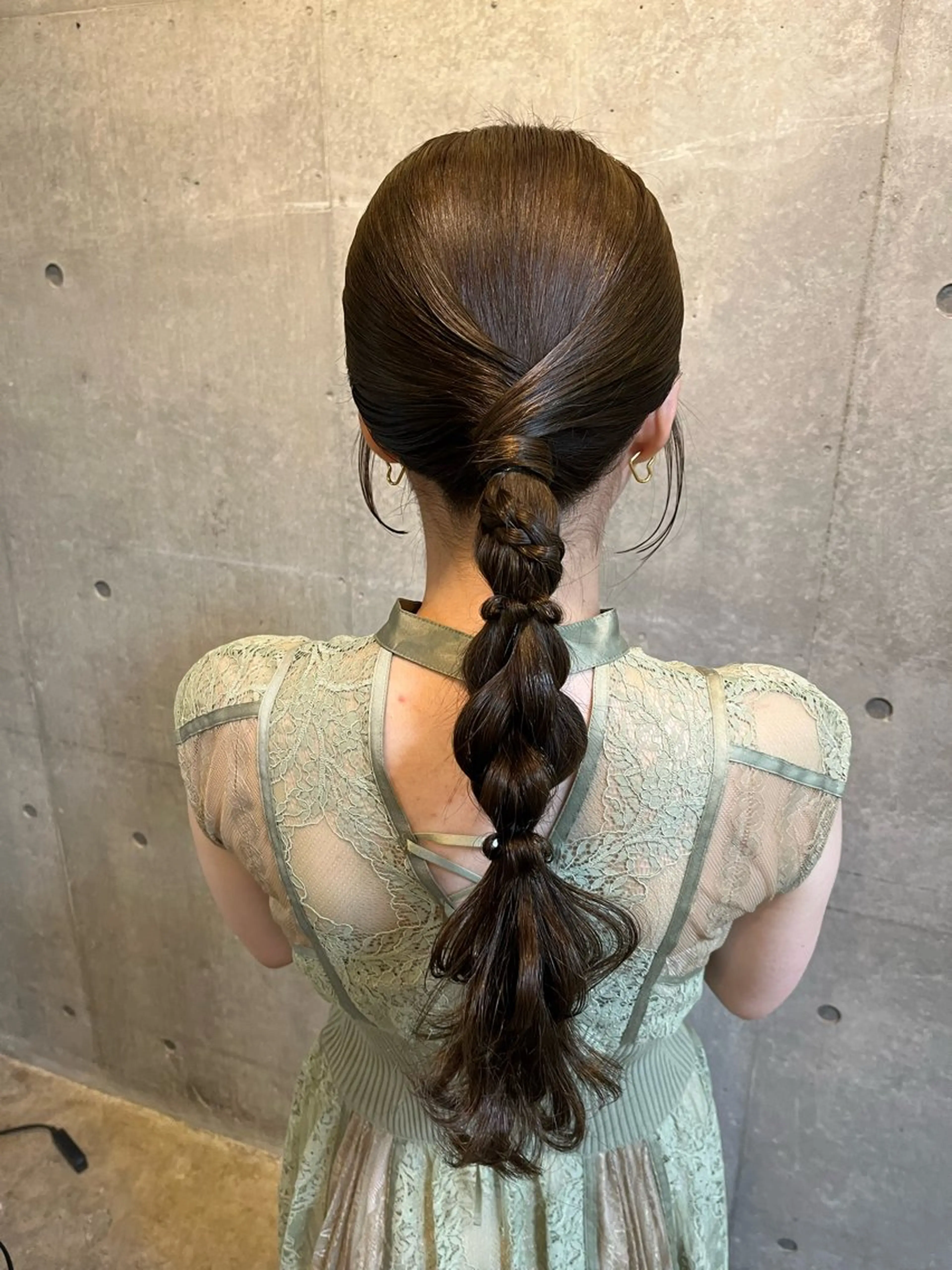 ロング ヘアアレンジ 結婚式・ブライダル ロング 26日🙆‍♀️ 💐🤍理保のヘアスタイル