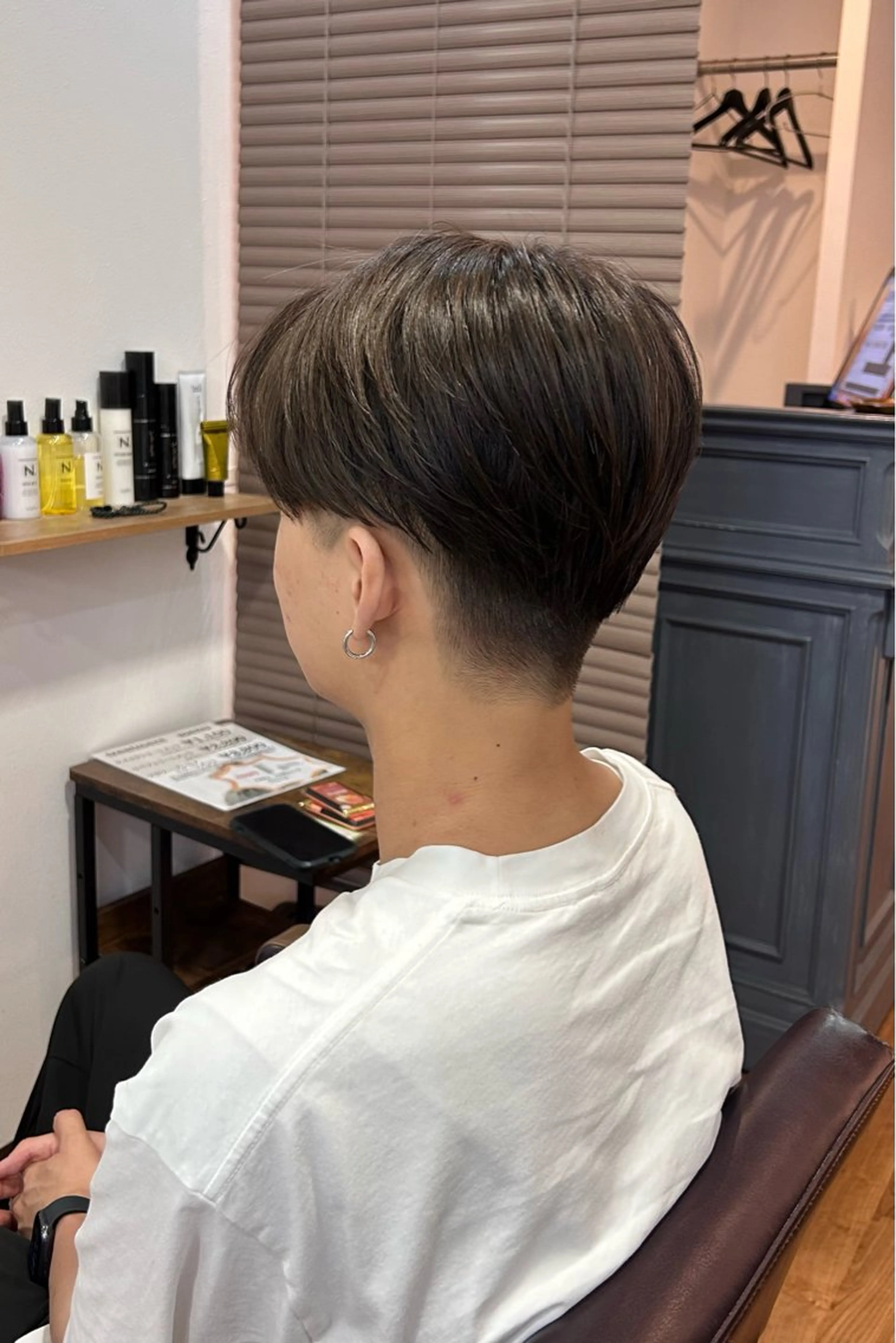 ショート ヘアアレンジ メンズ ツーブロック flower所属・原田 歩実のヘアスタイル