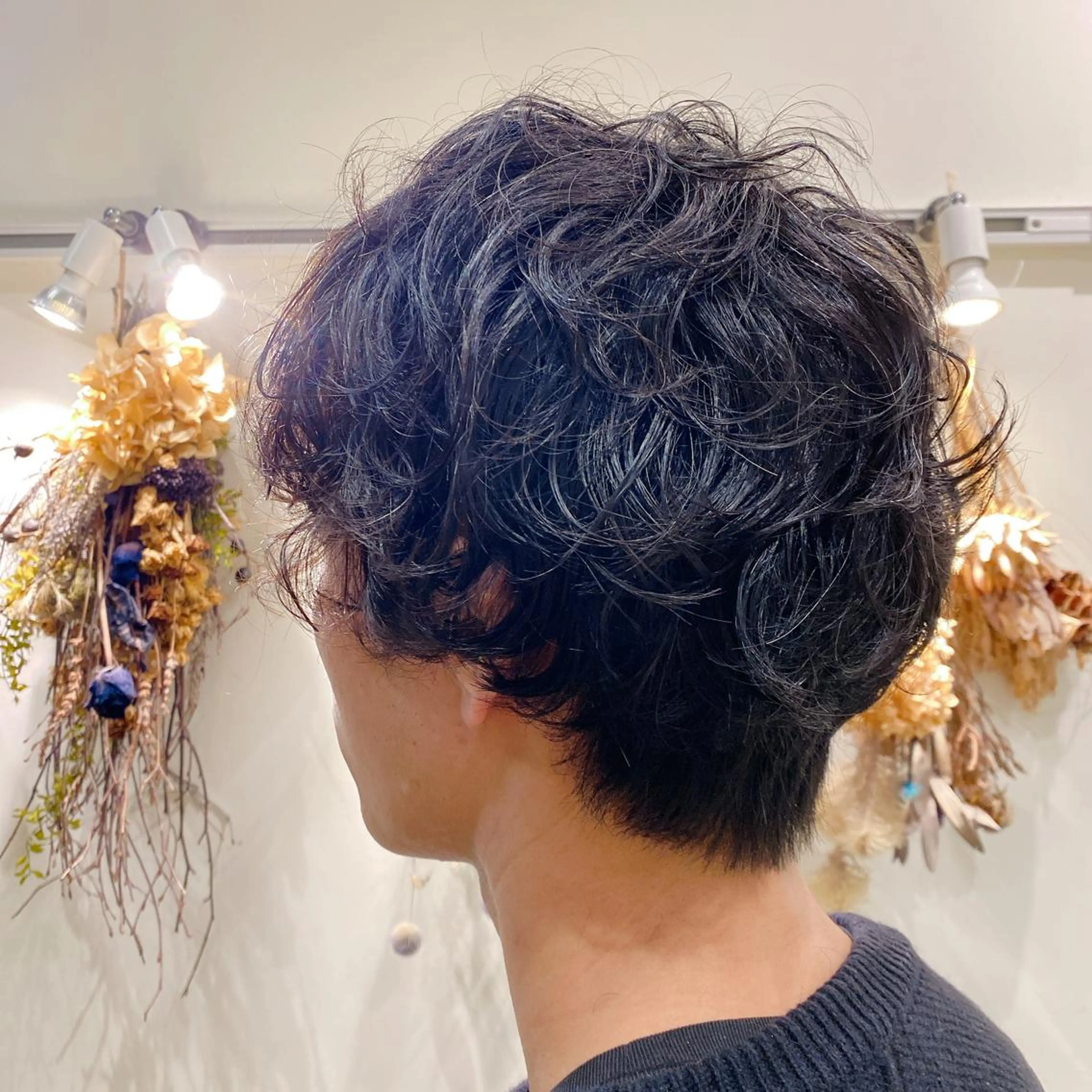メンズ マッシュ メンズパーマ non .のヘアスタイル