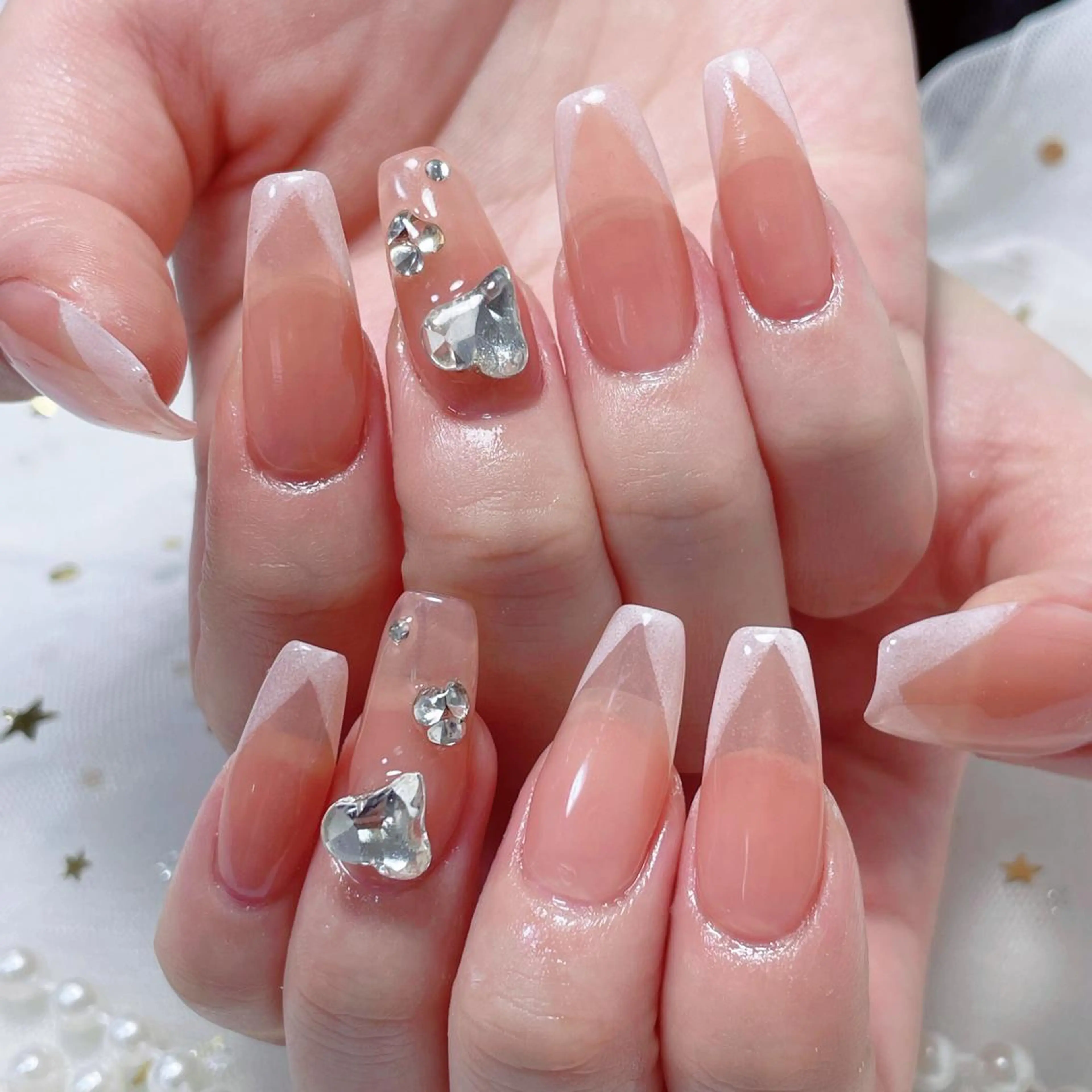 ネイル 🐳彩羽チップ 長さだし専門🐳のネイルデザイン