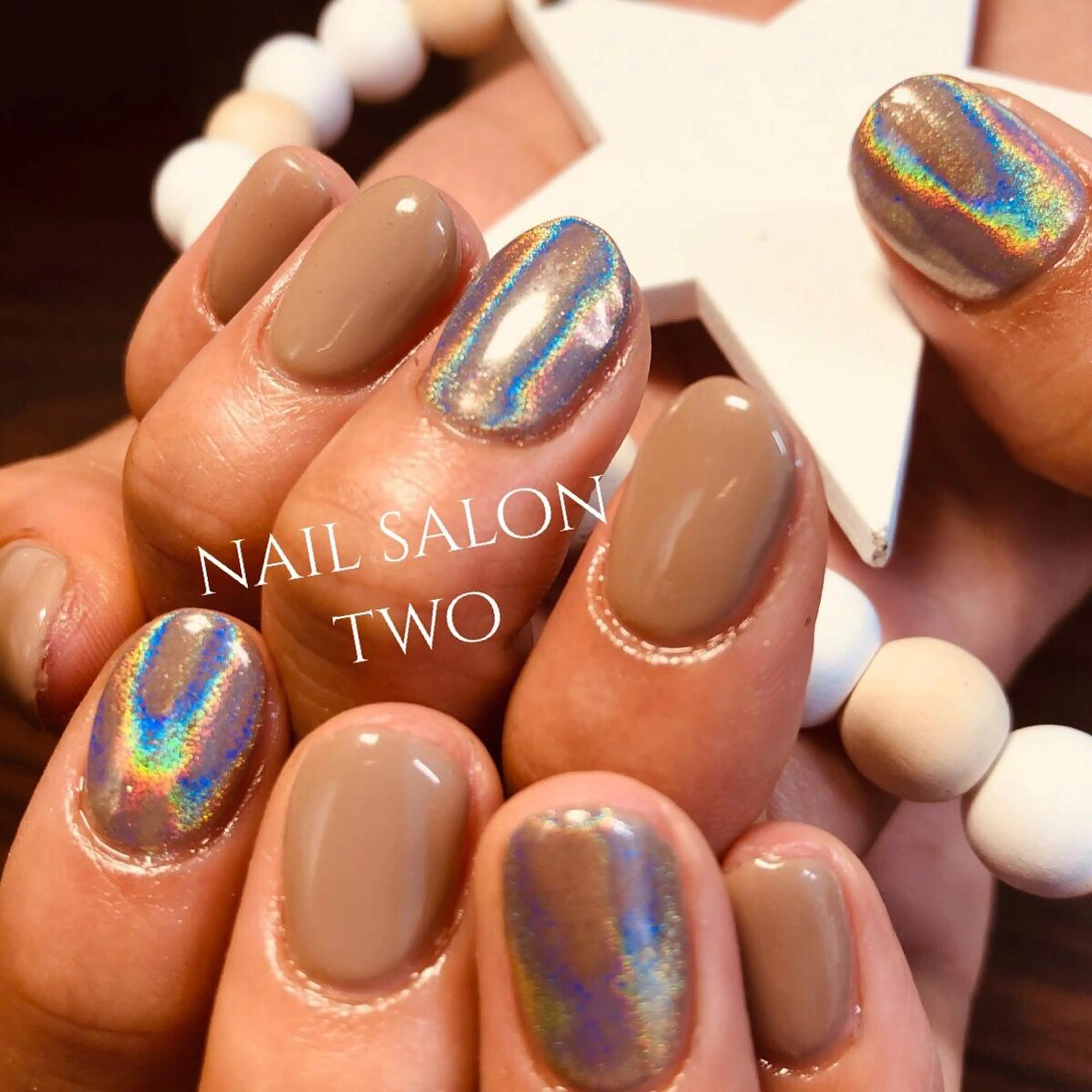 ネイル ワンカラーネイル two nailのネイルデザイン