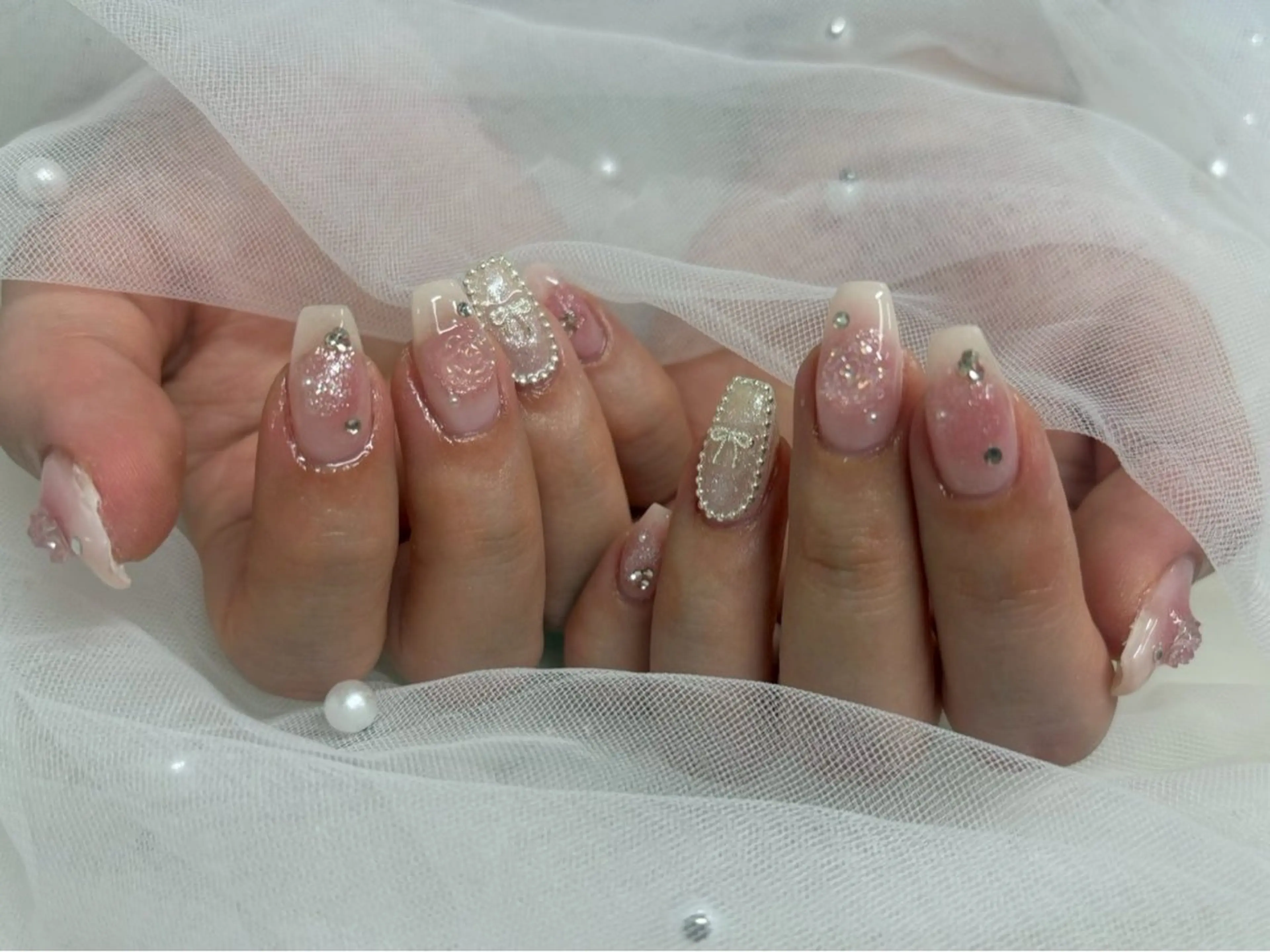 ネイル アートネイル ワンホンネイル ハンドネイル nail salon popoのネイルデザイン