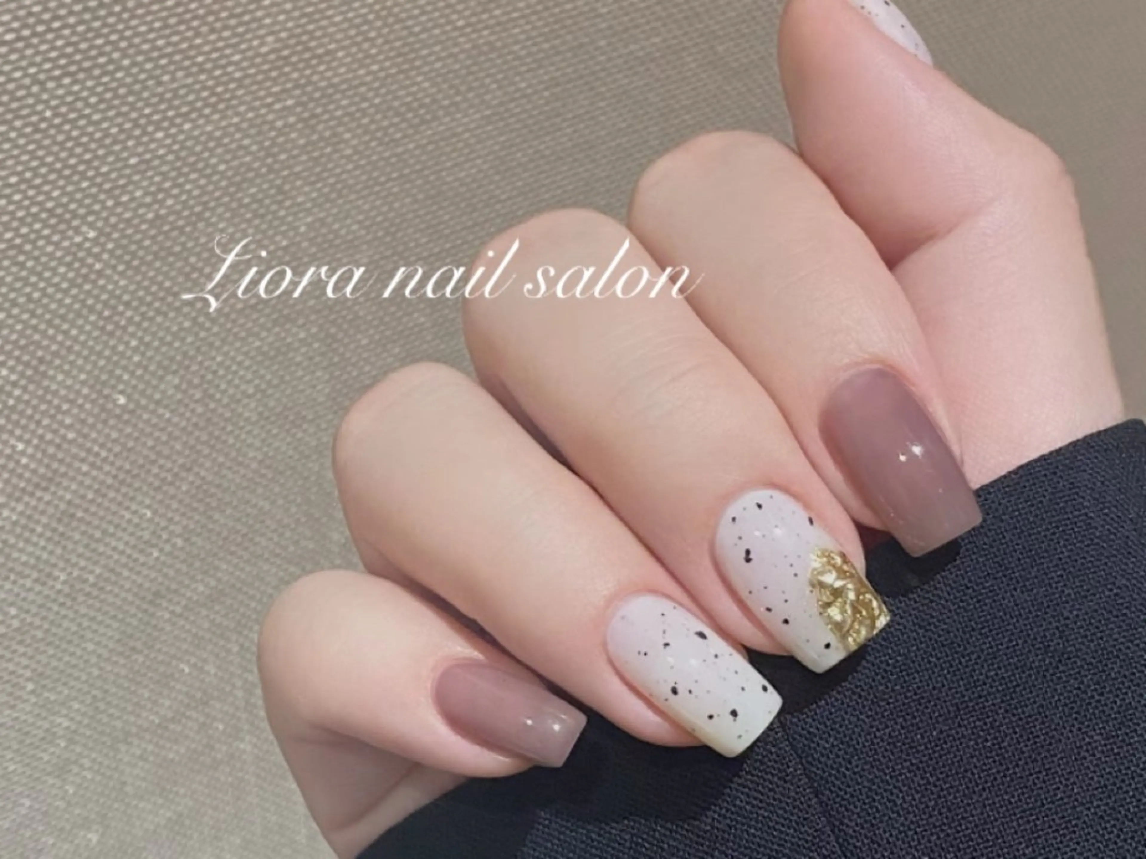ネイル フレンチネイル ジェルネイル ガーリー グラデーション キラキラネイル ハンドネイル Liora nail スカルプ専門店のネイルデザイン