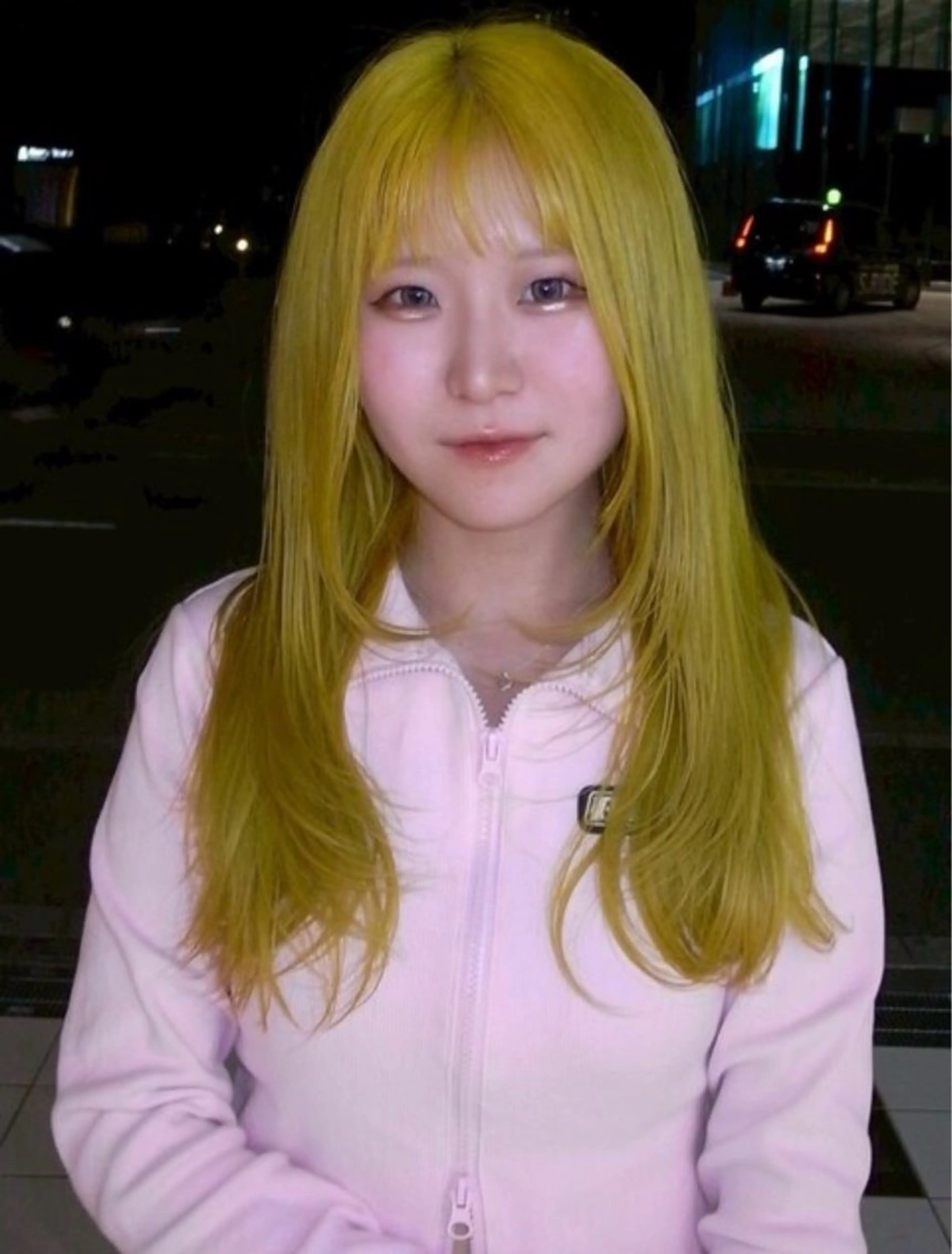 ロング カラー カット ヘアカラー トリートメント くびれヘア/髪質改善 はるのヘアスタイル