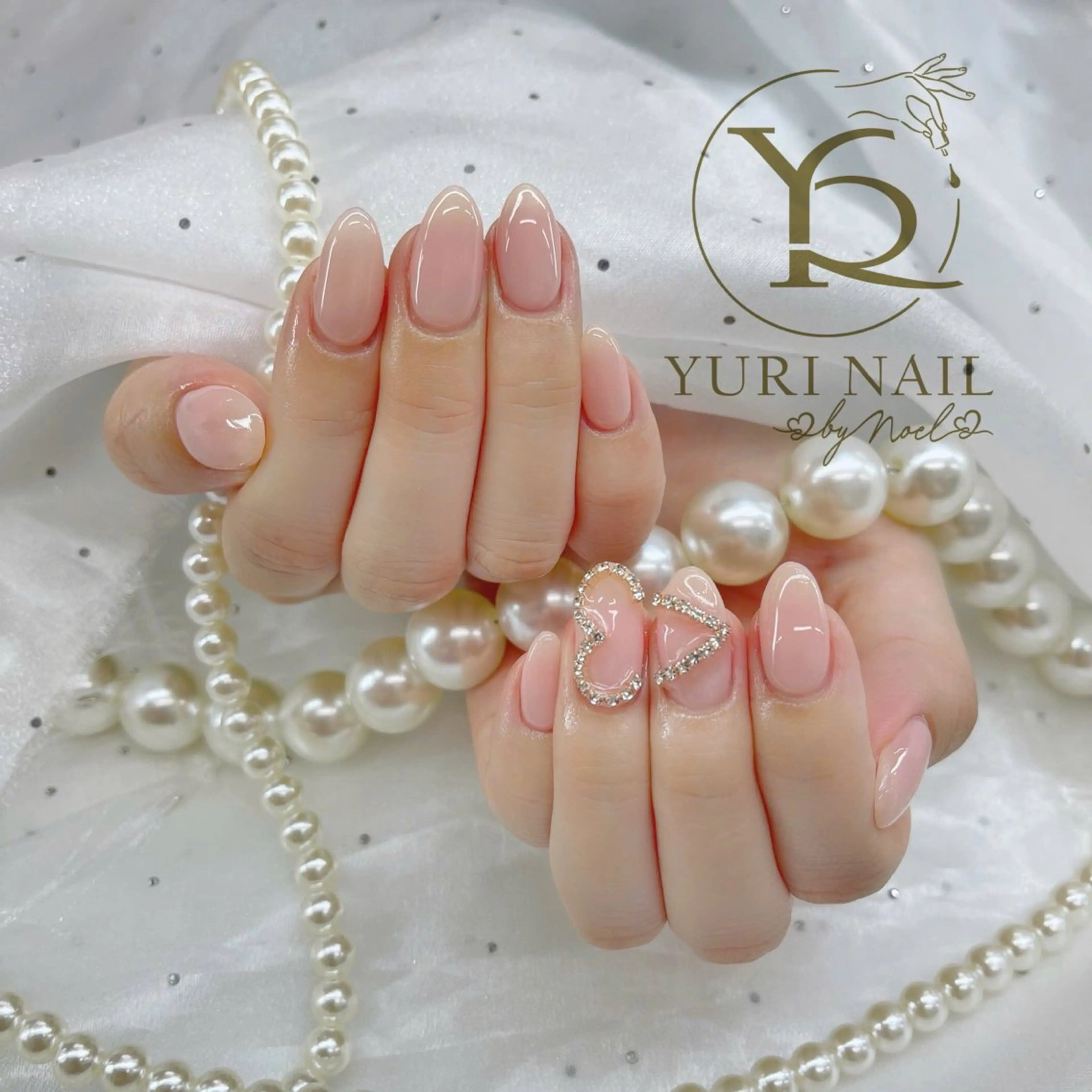 ネイル チークネイル フットネイル フレンチネイル グラデーション キラキラネイル ハンドネイル フットネイル ハンドケア YURI Nail Funabashiのネイルデザイン