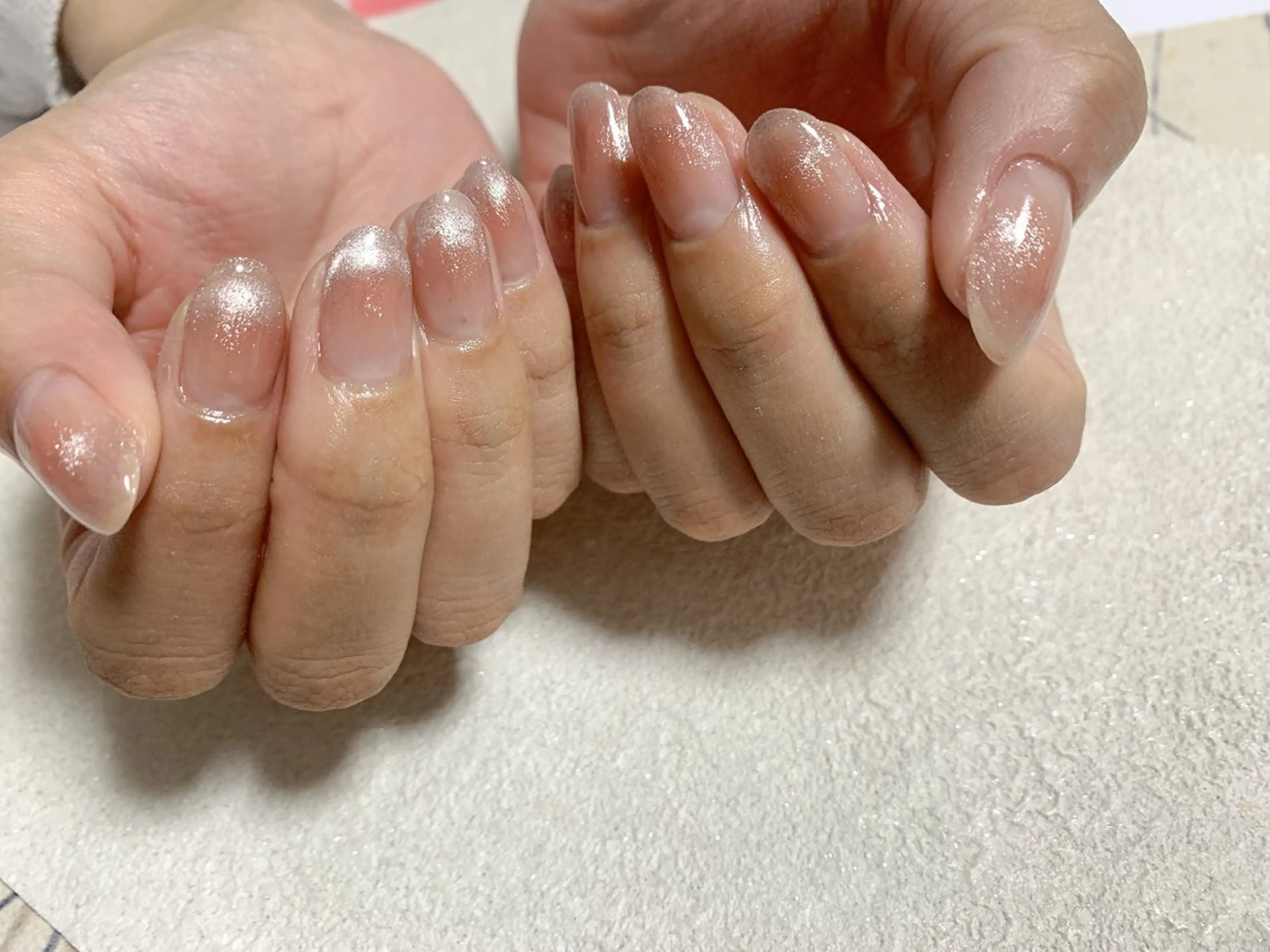 ネイル チークネイル ジェルネイル 韓国ネイル マグネットネイル メンズネイル kiki nail たまプラーザのネイルデザイン