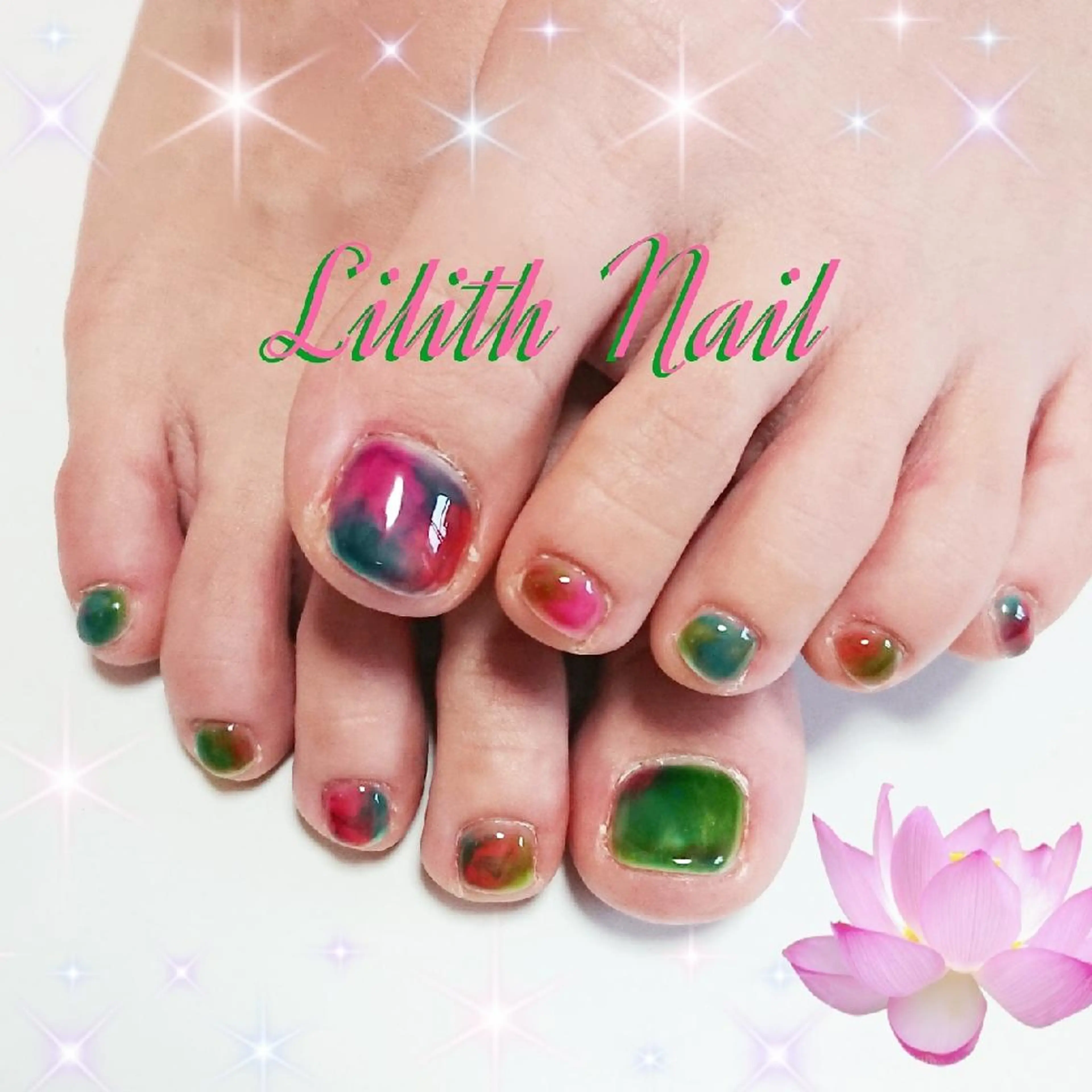 ネイル フットネイル Lilith Nailのネイルデザイン