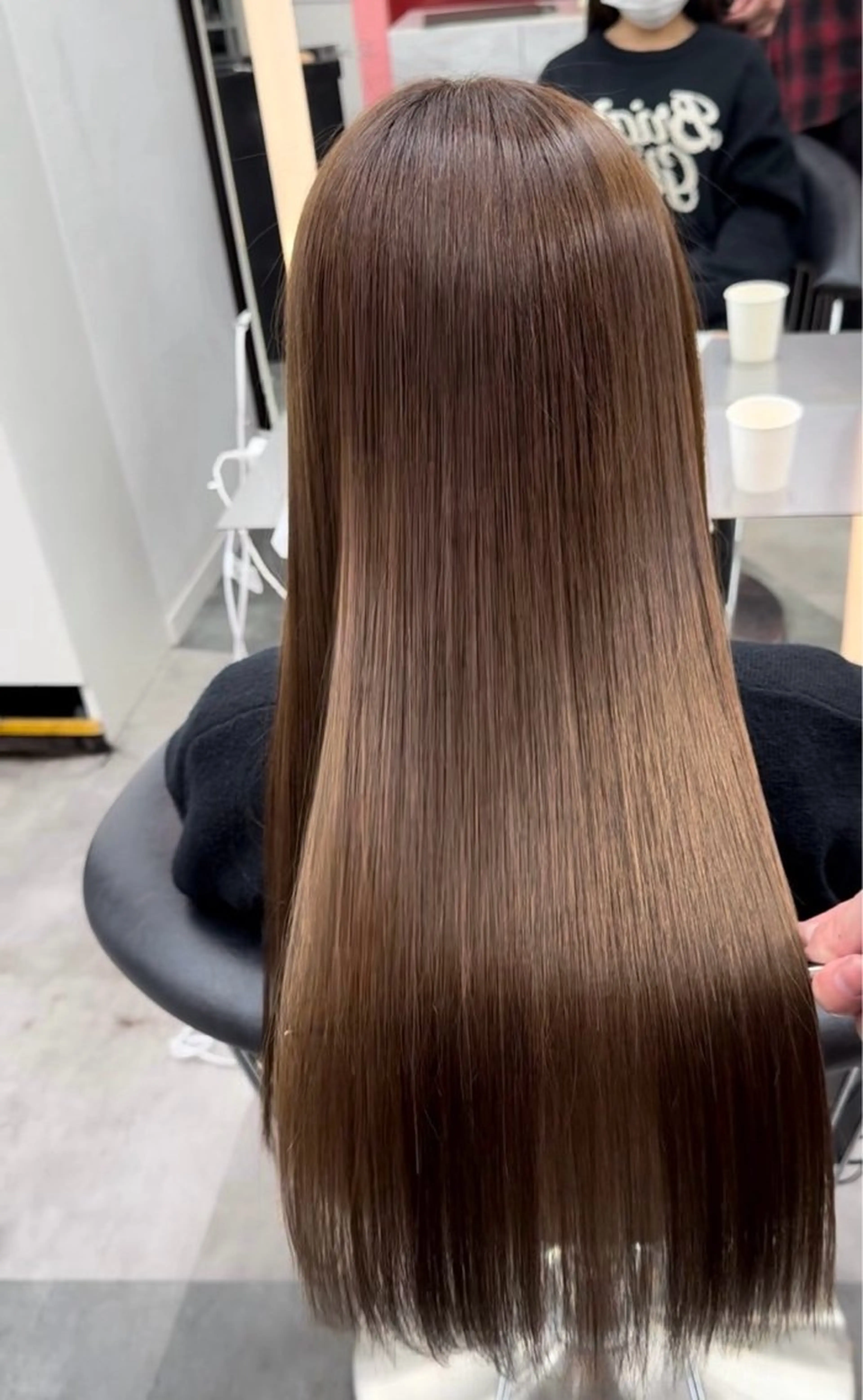 ロング カット 縮毛矯正 トリートメント 🎀似合わせカット/ 透明感カラー/翼🎀のヘアスタイル