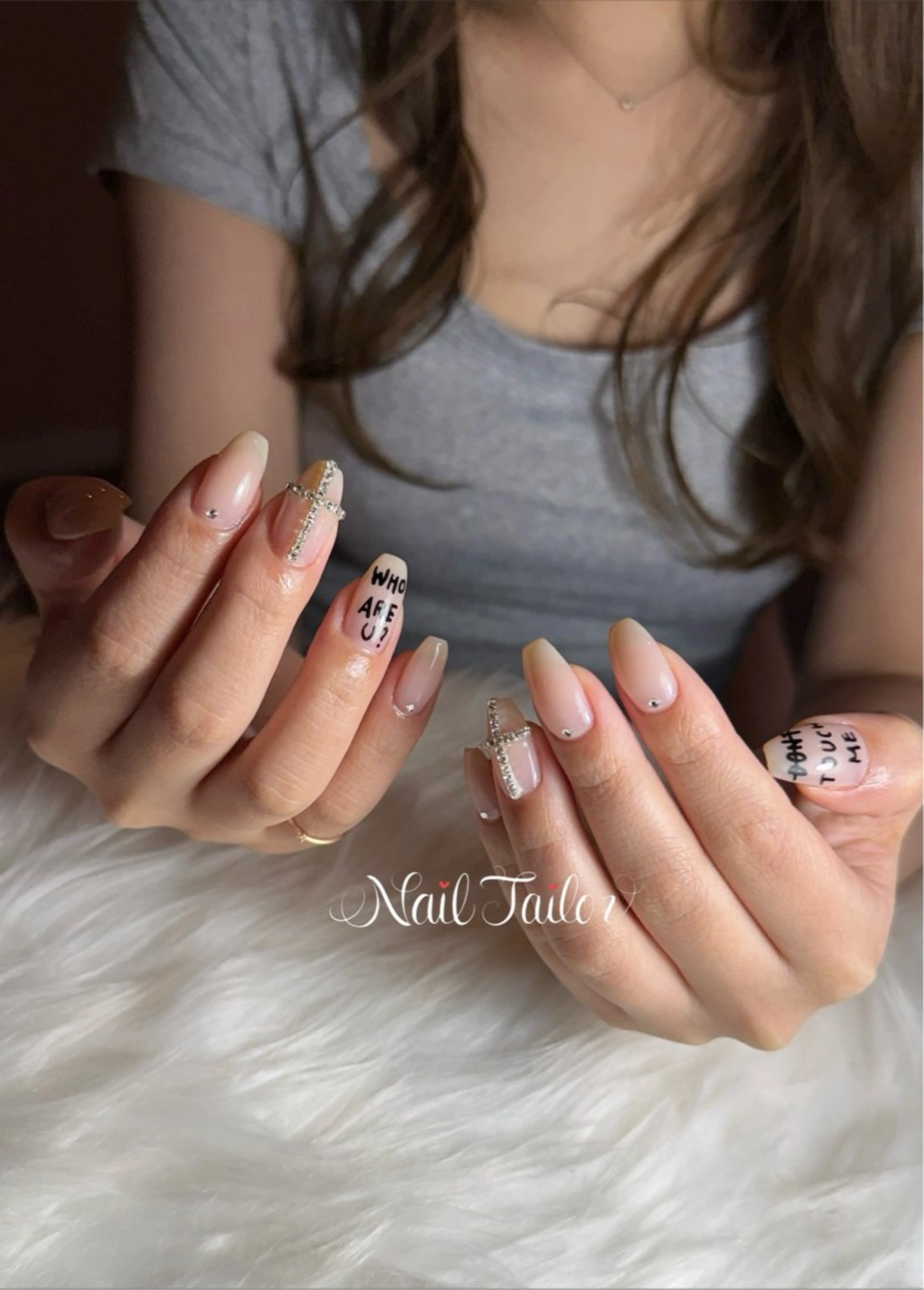 ネイル キラキラネイル ピンク ハンドネイル NailTailor ネイルテイラーのネイルデザイン