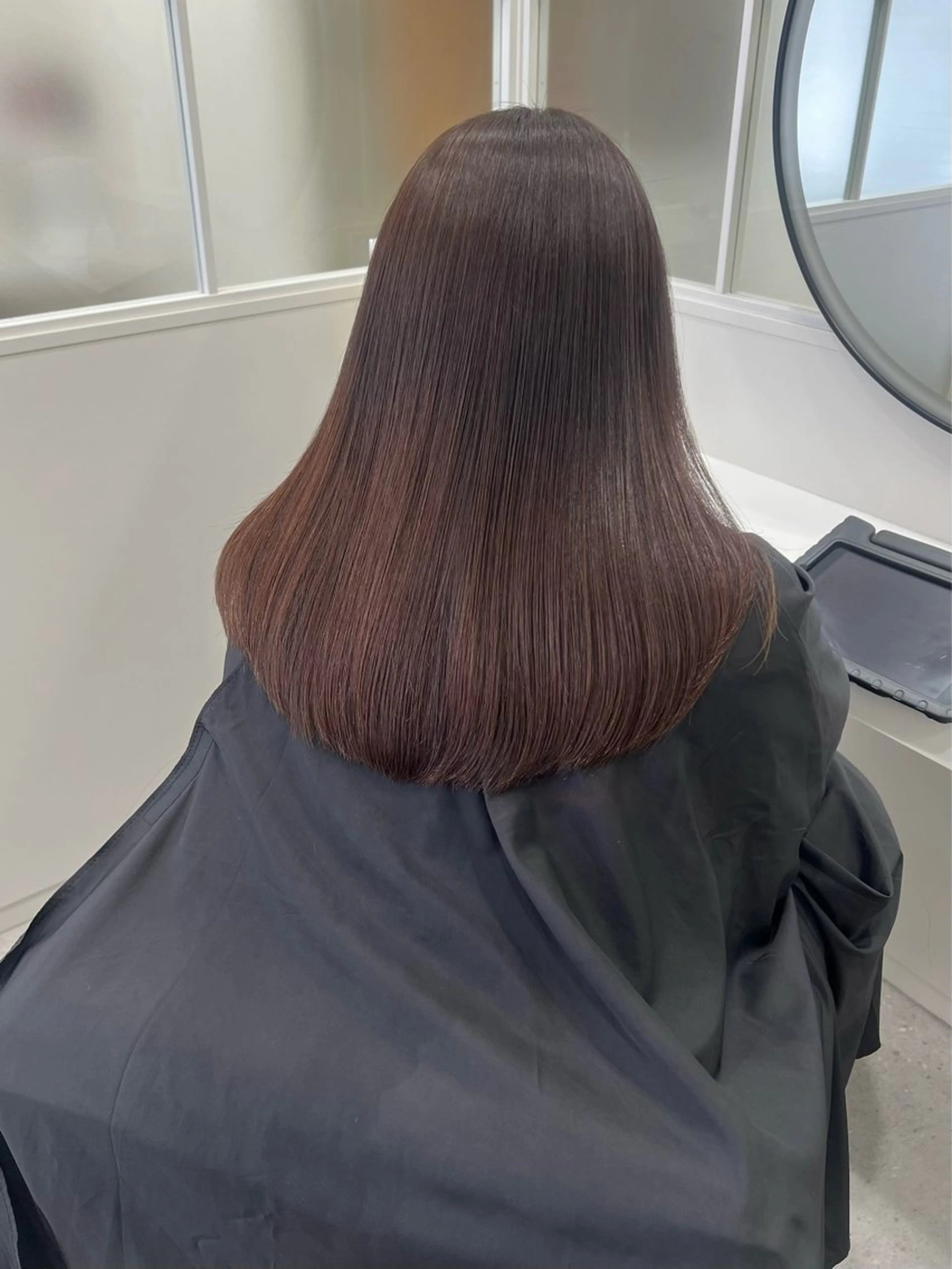 セミロング カラー カット ヘアカラー トリートメント ROOM郡山店 / 助川 莉那のヘアスタイル