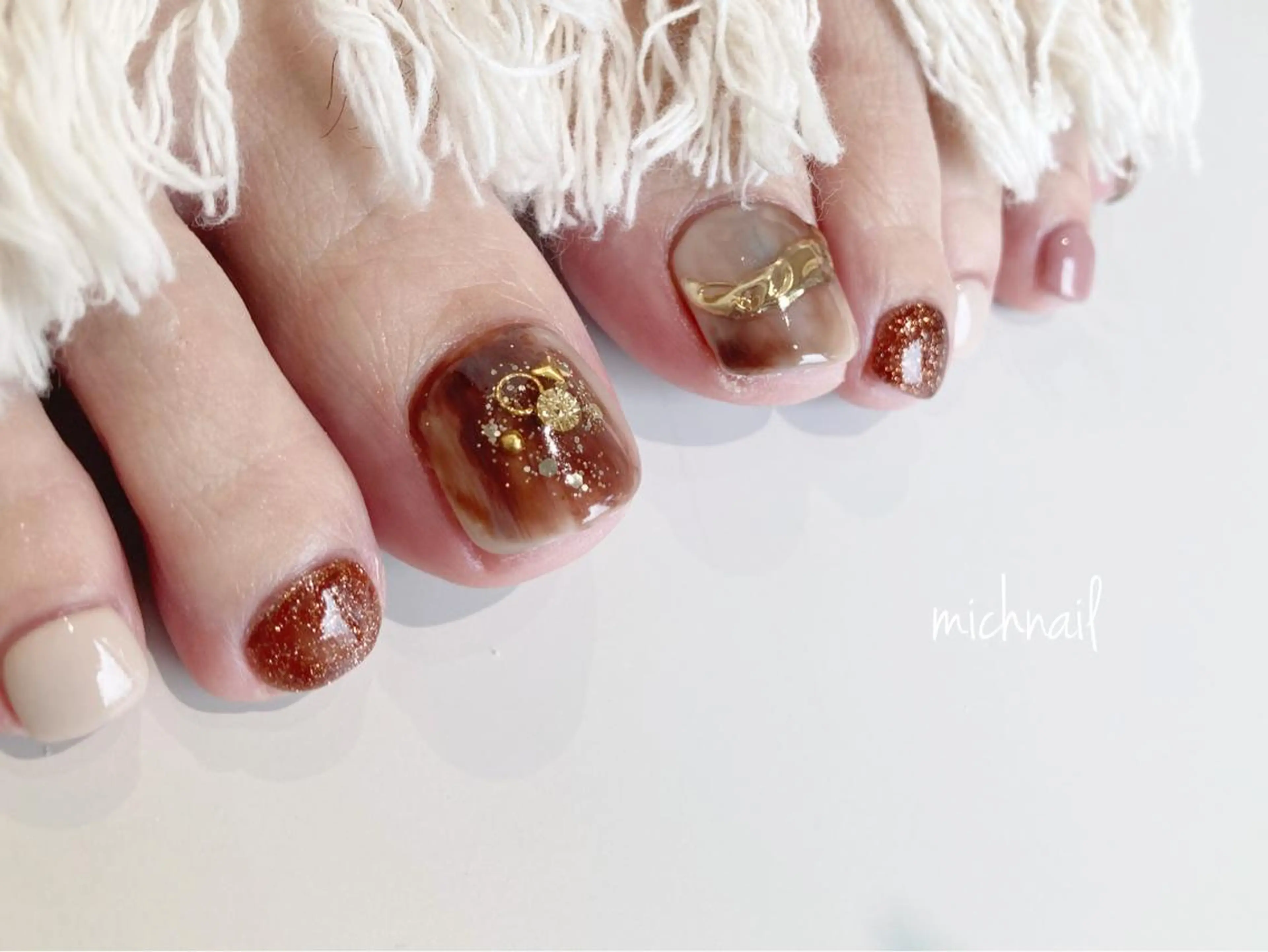 ネイル フットネイル フットネイル eni. by michのネイルデザイン