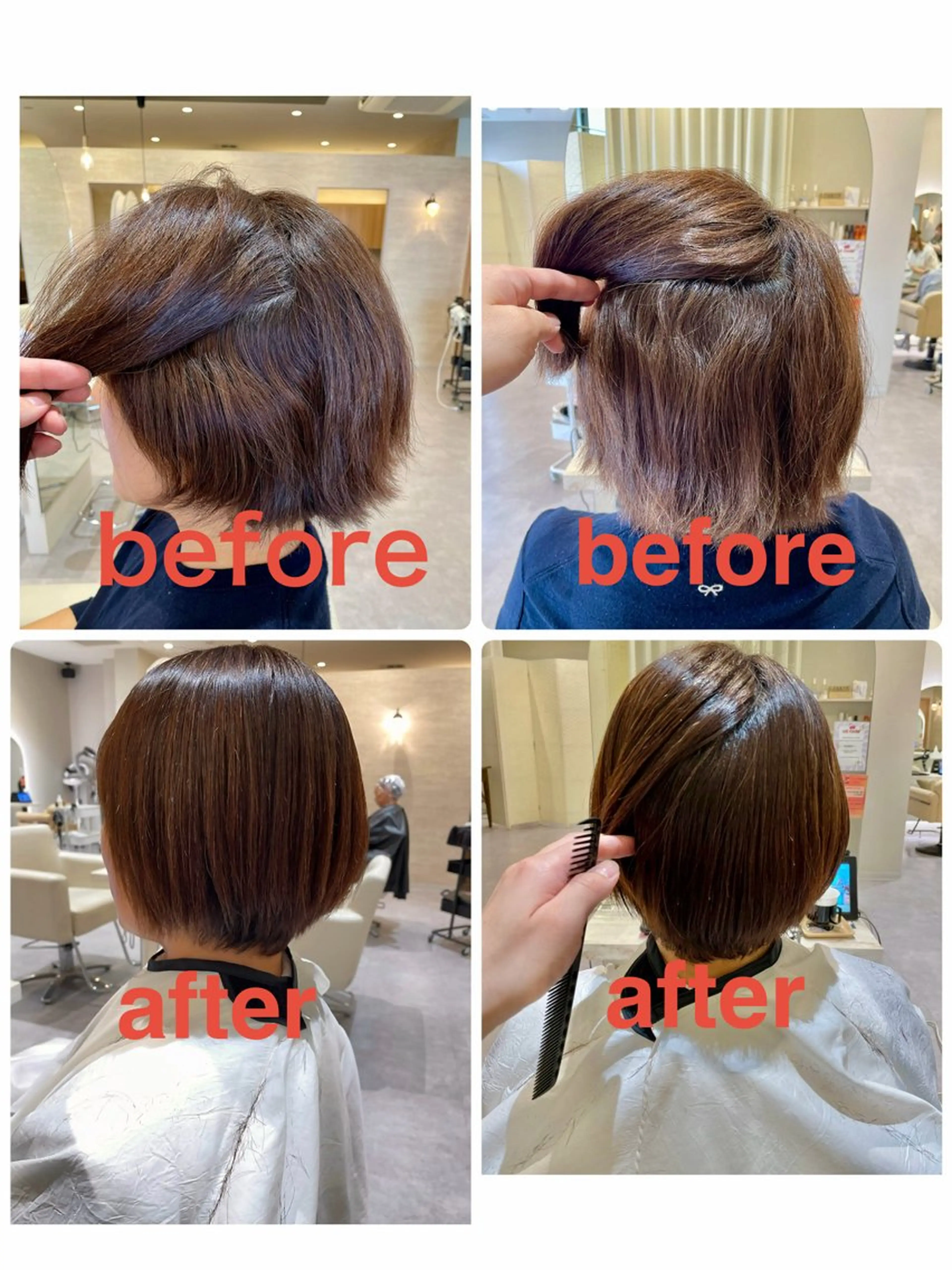 ショートカット💇‍♀️➕美髪ストレート✨➕2Stepコタトリートメント🌟の写真