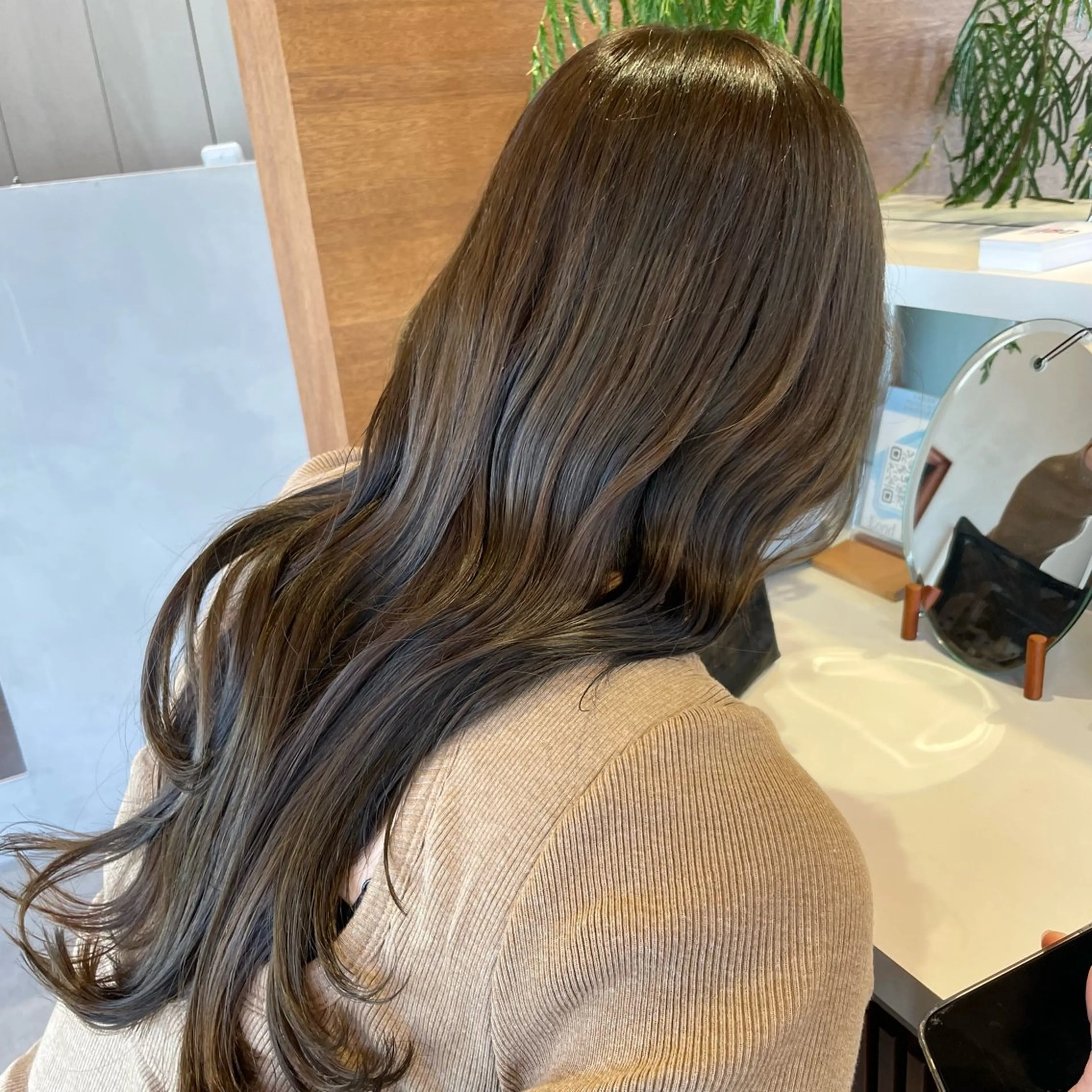 ロング カラー ブリーチ 透明感カラー ブリーチなしカラー 似合わせカット トリートメント ヘアカラー トリートメント ボブ/縮毛矯正/レイ ヤー♡Natsukiのヘアスタイル