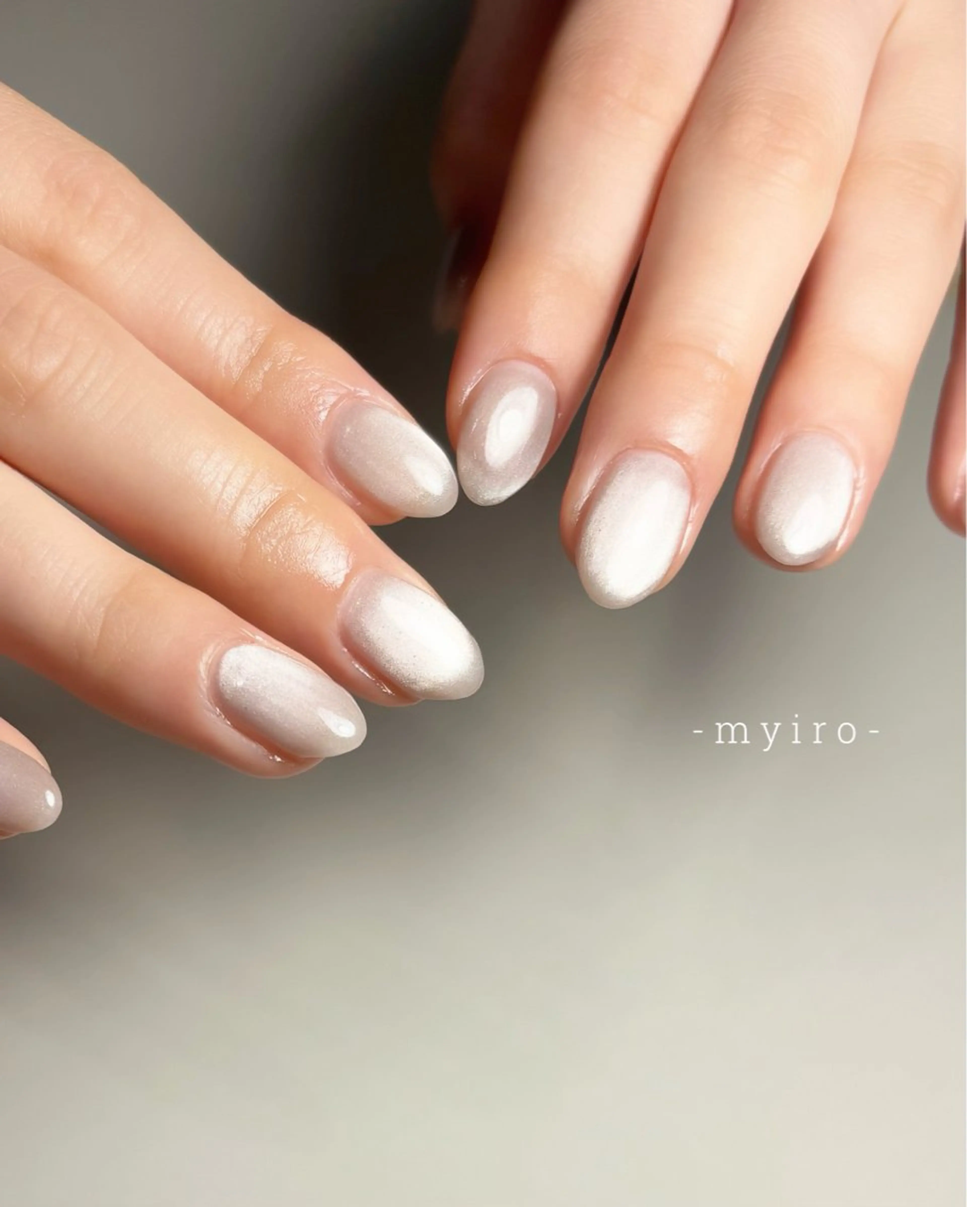 ネイル マグネットネイル ハンドネイル myiro【マイロ】 林のネイルデザイン