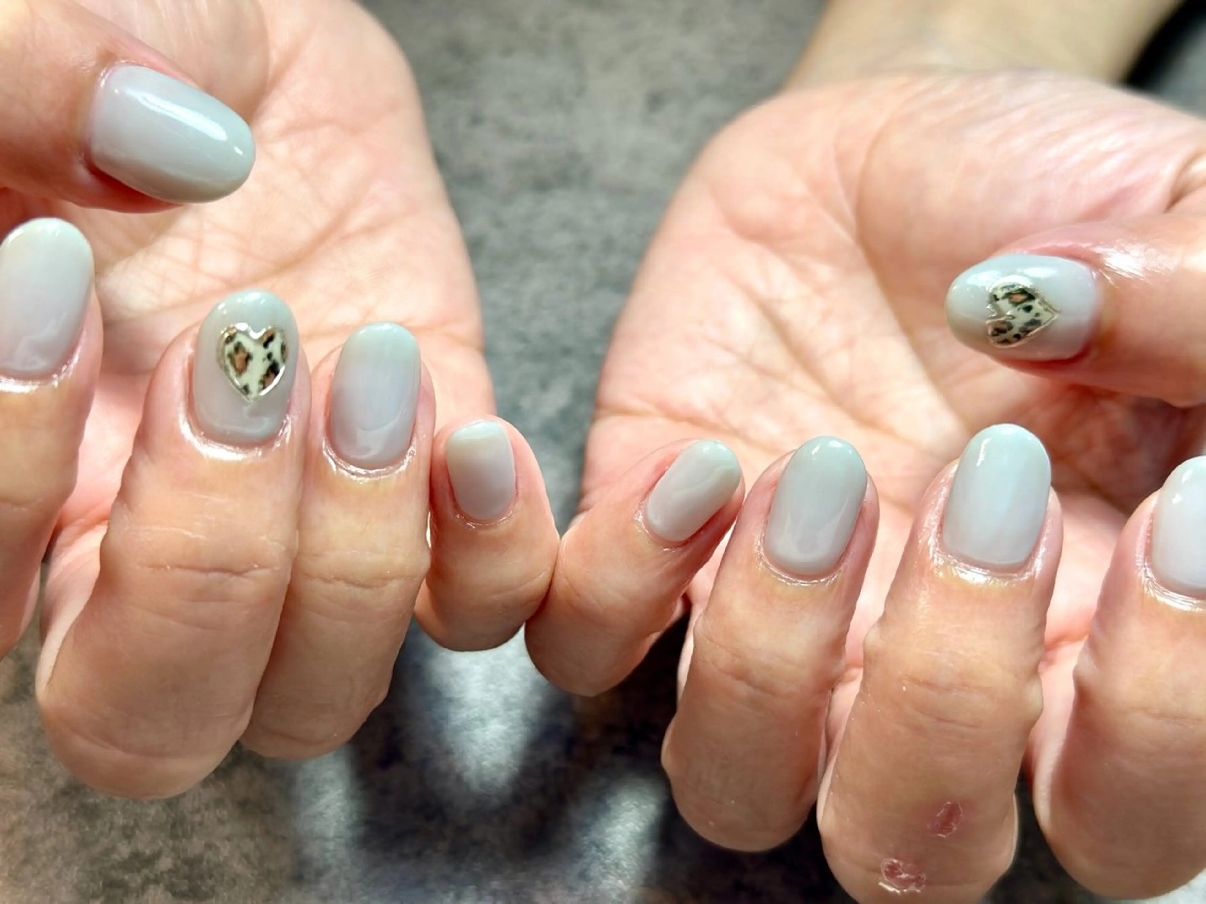 【フットネイル】シンプルネイル（2本アート目安）🦶の写真