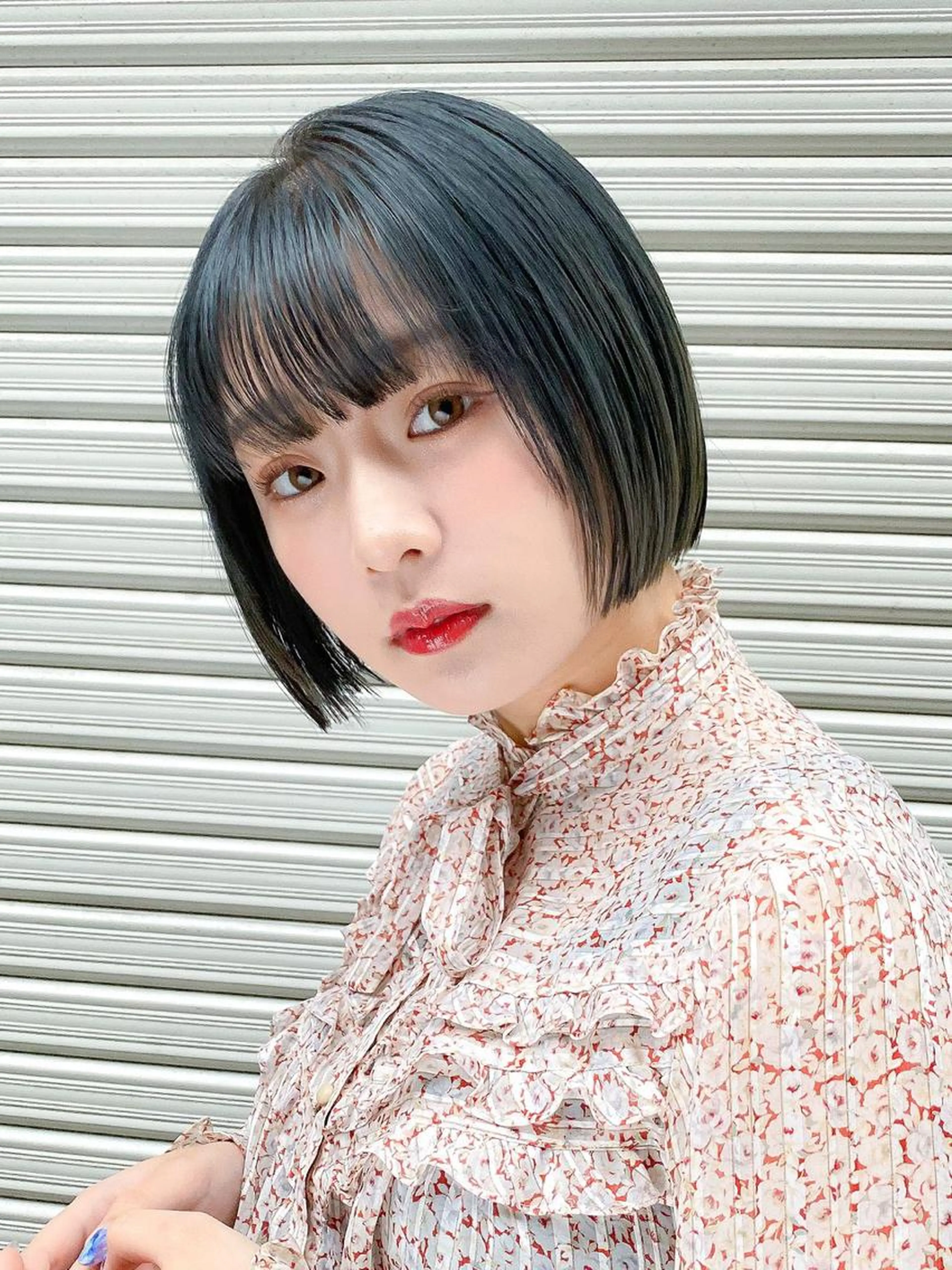 《 minimo限定 》就活生や実習ある方必見❣️黒染めしない暗髪カラー＋シルクTr ￥7700の写真