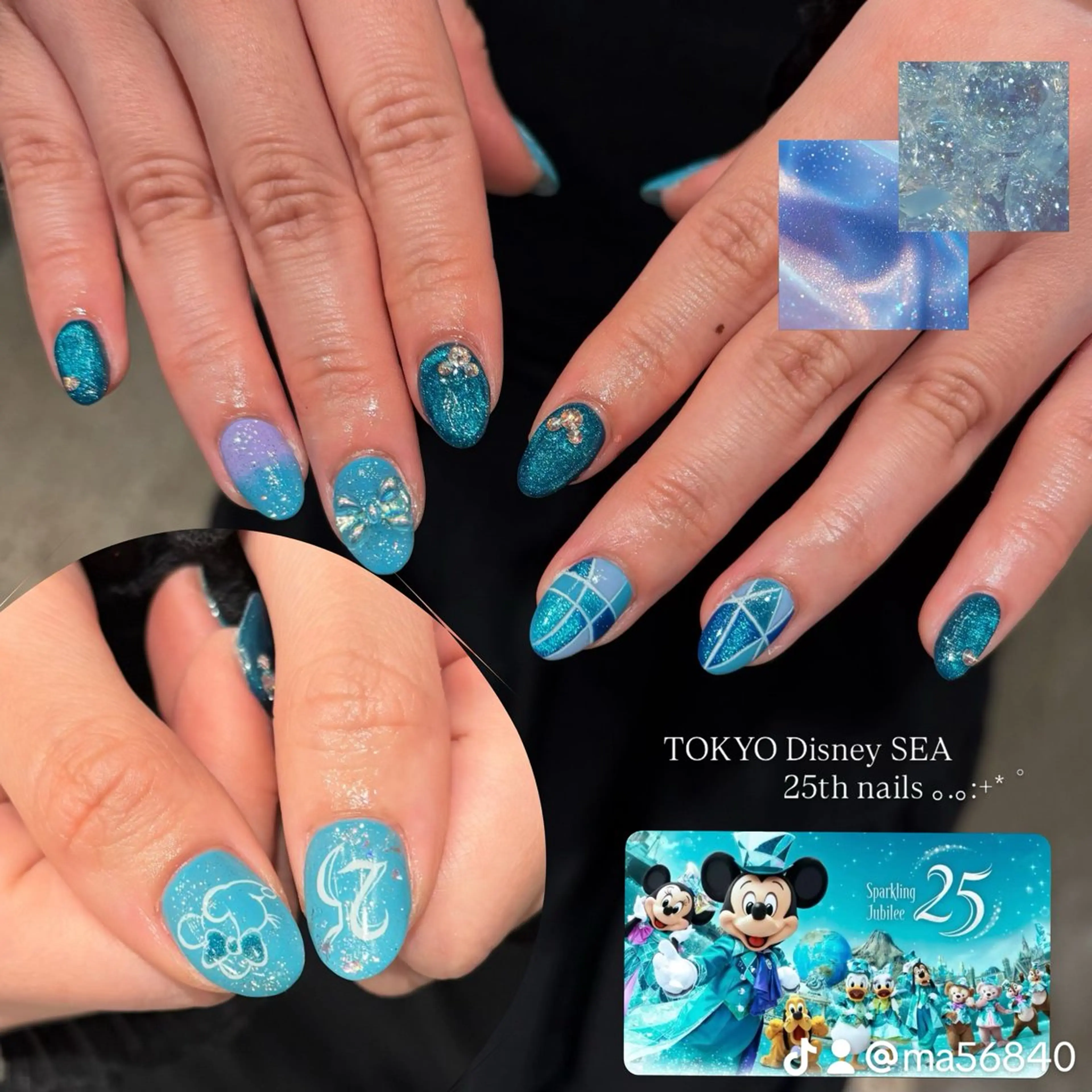 ネイル アートネイル ハンドネイル She nail studio 原宿所属・パラジェル有/ スカルプ/mahoのネイルデザイン