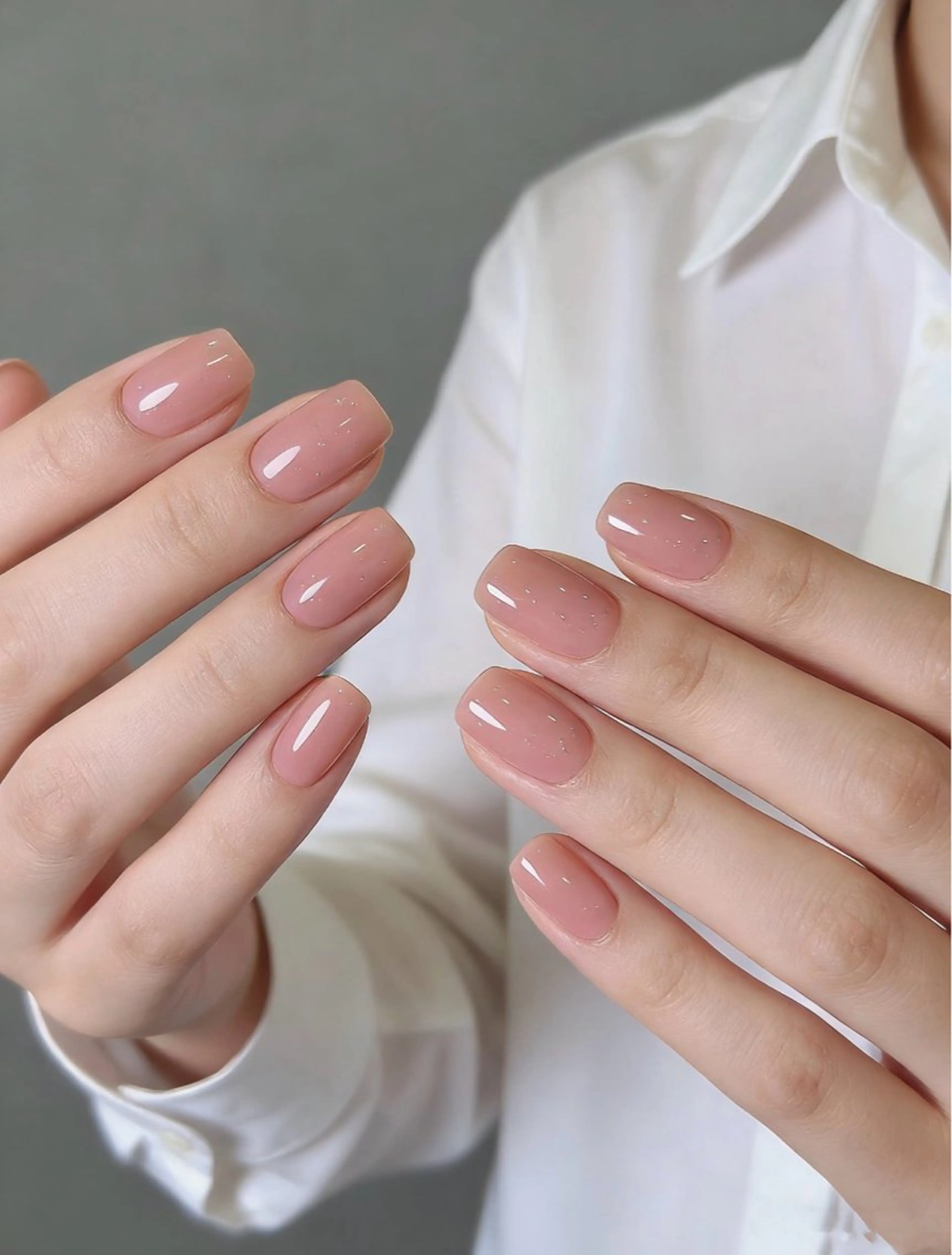 ネイル アートネイル オーロラネイル クリアネイル 長さ出し フレンチネイル ハンドネイル 佐藤 笹のネイルデザイン