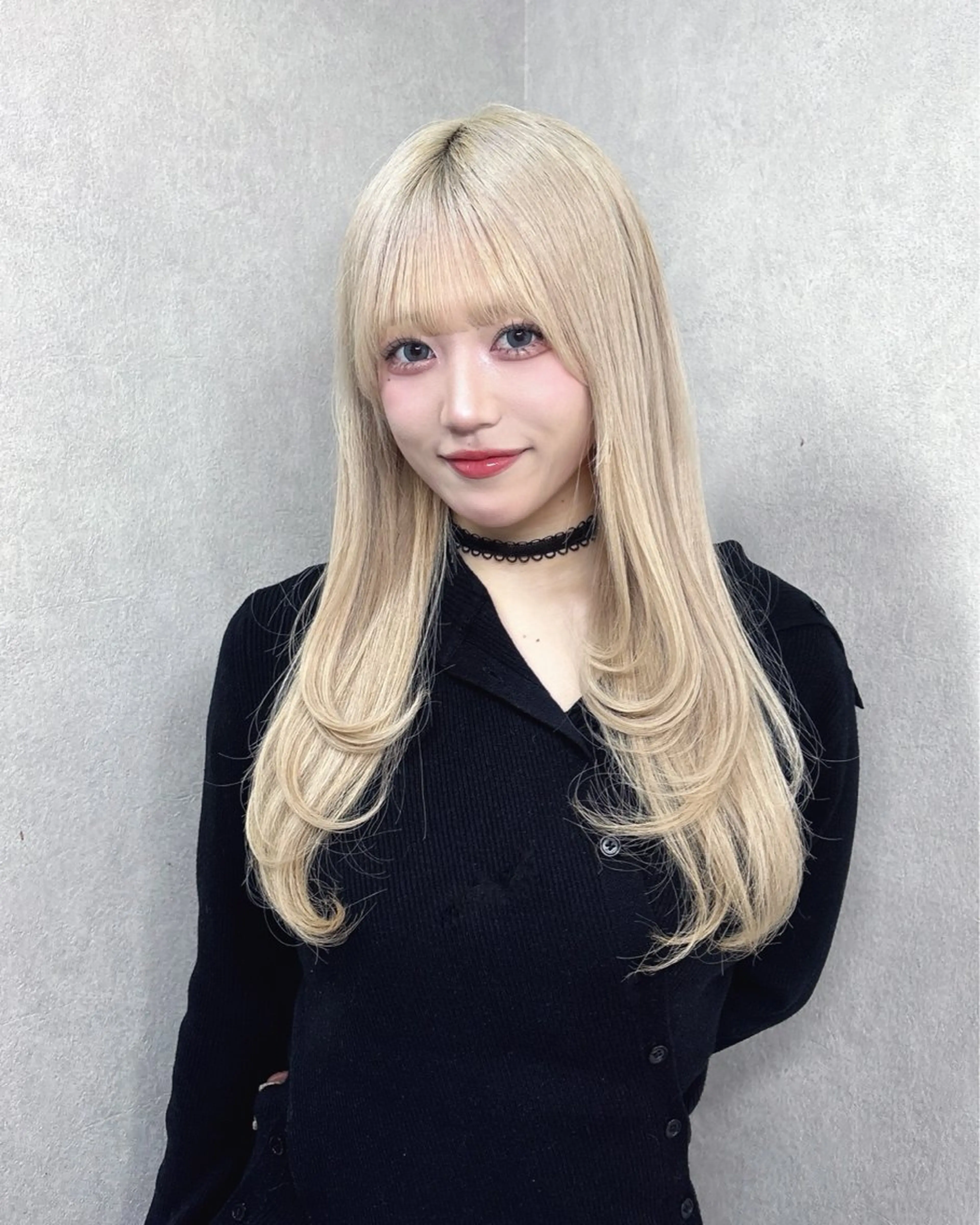 カラー ヘアカラー 大阪ハイトーン/ ピンク/ かえでのヘアスタイル