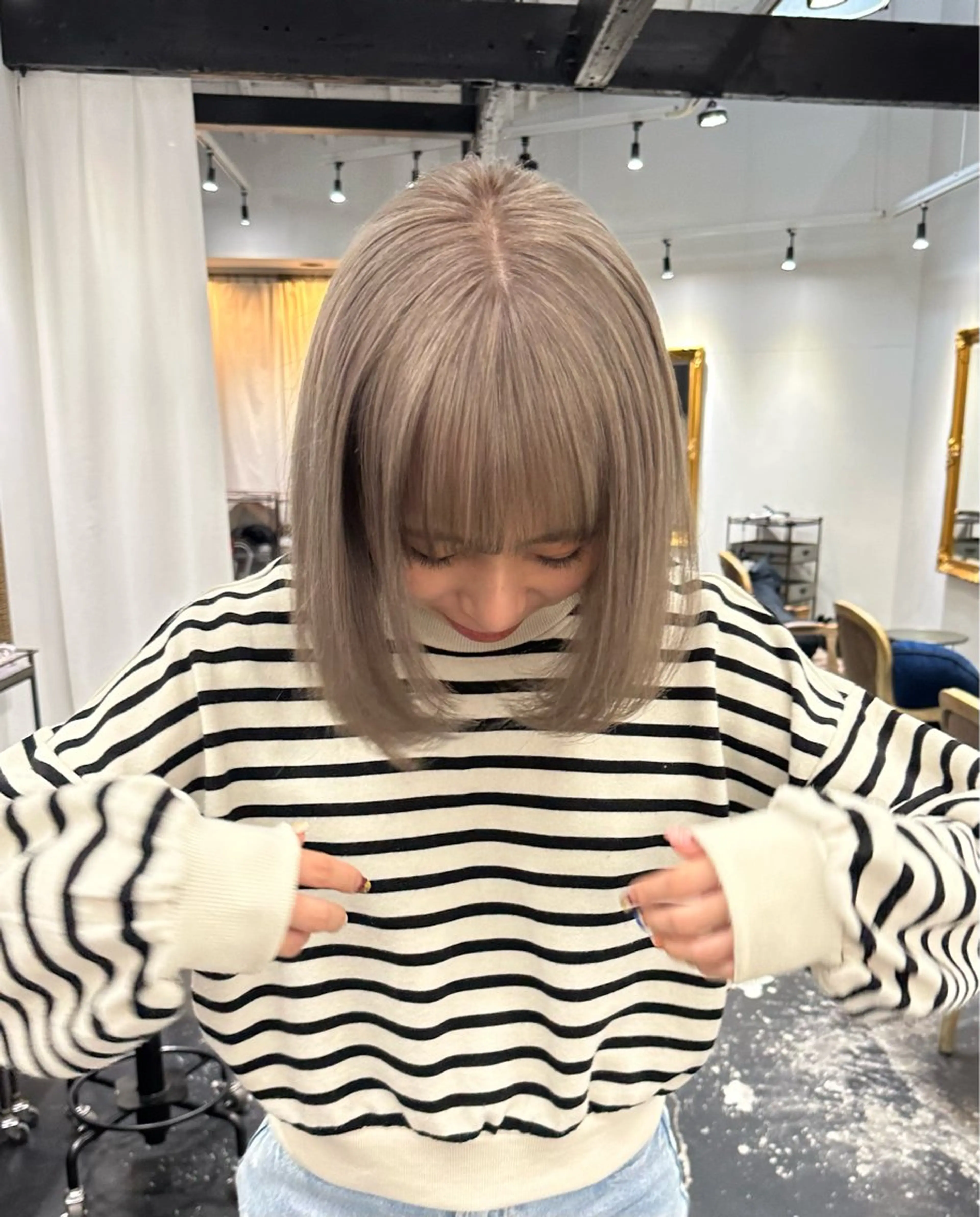 【ダブルカラー】🦋ケアブリーチ1回+オンカラー+艶TR(ブリーチリタッチも可!)の写真