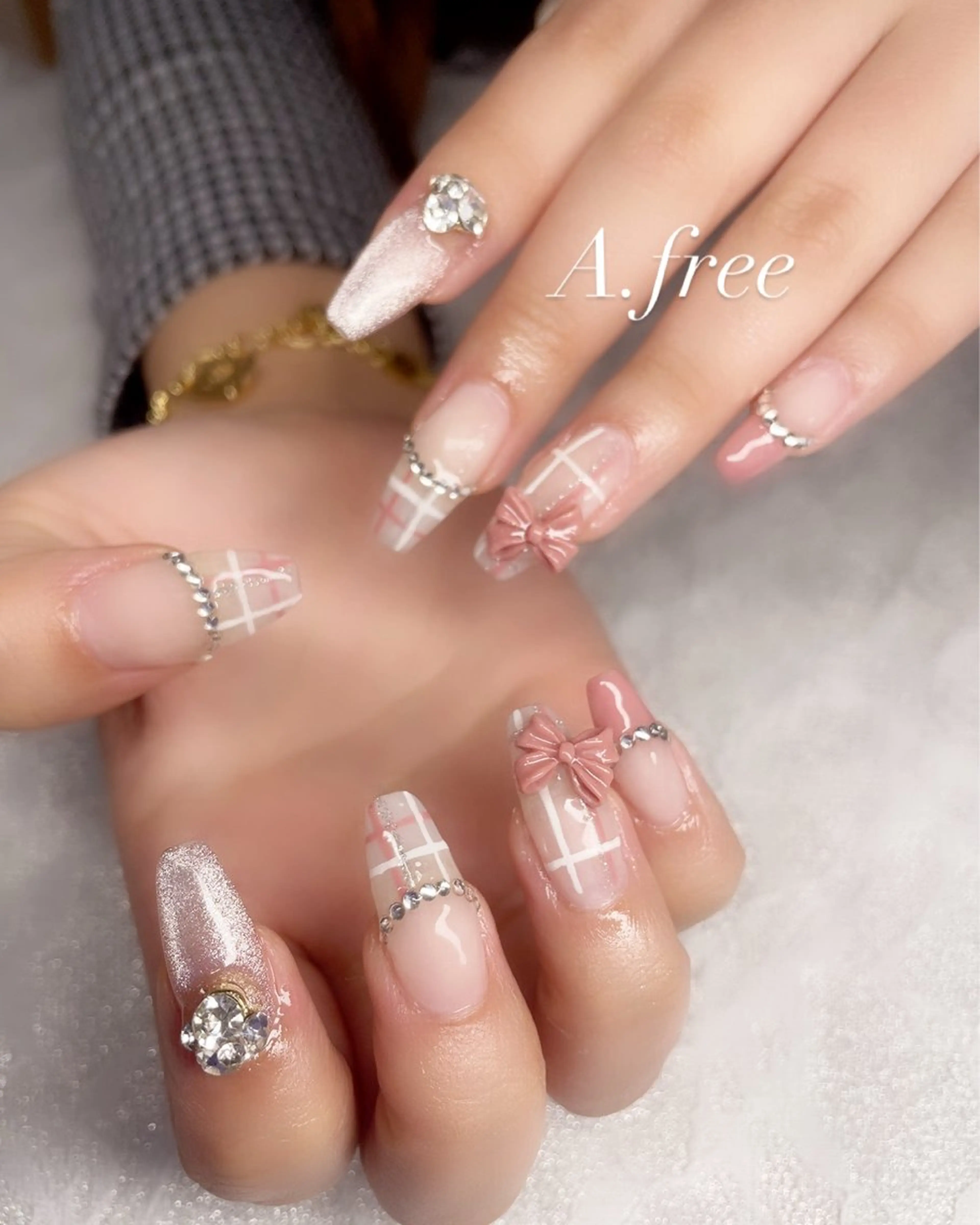 ネイル A.free✧*｡ アレルギー対応✧*｡のネイルデザイン