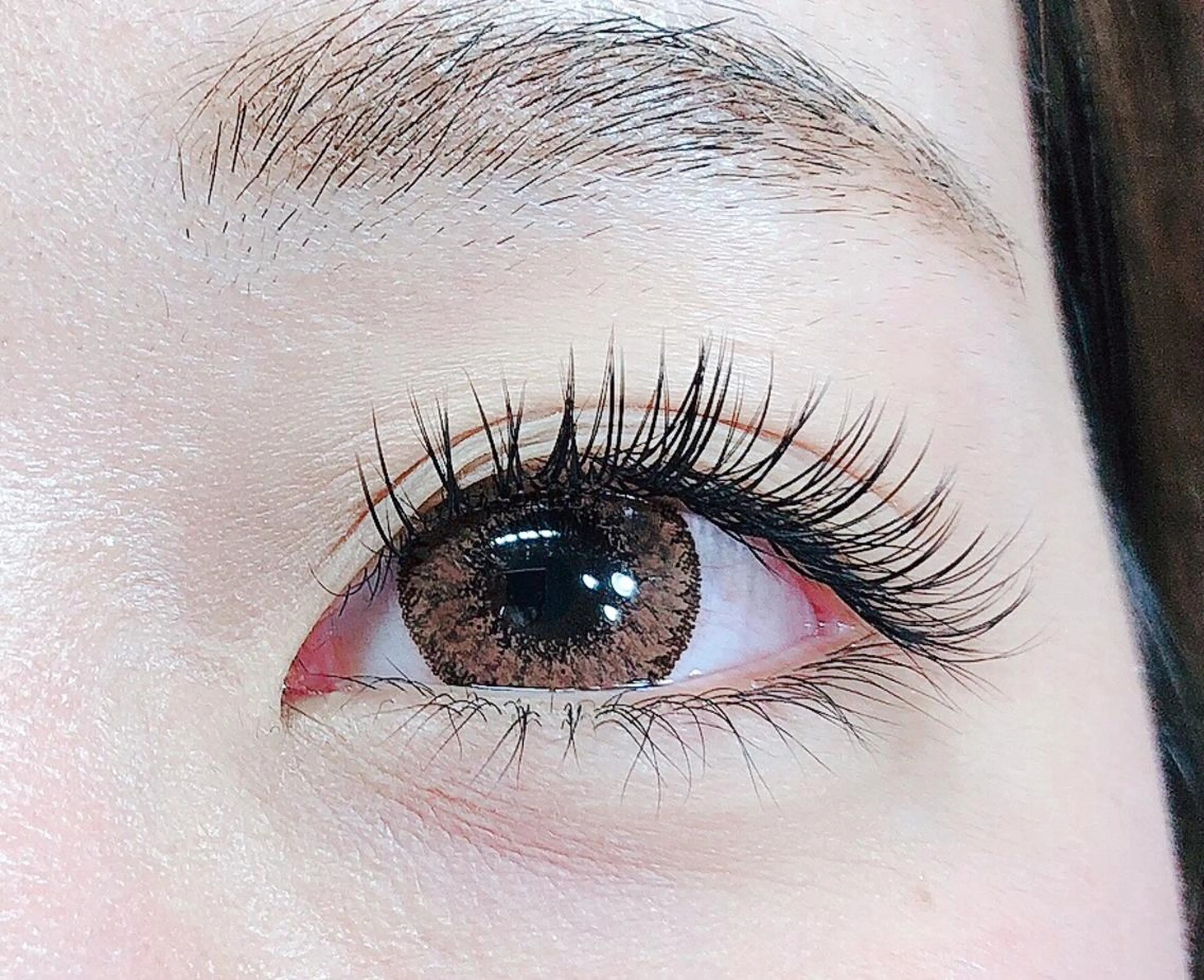 シングル140本フラットラッシュの写真