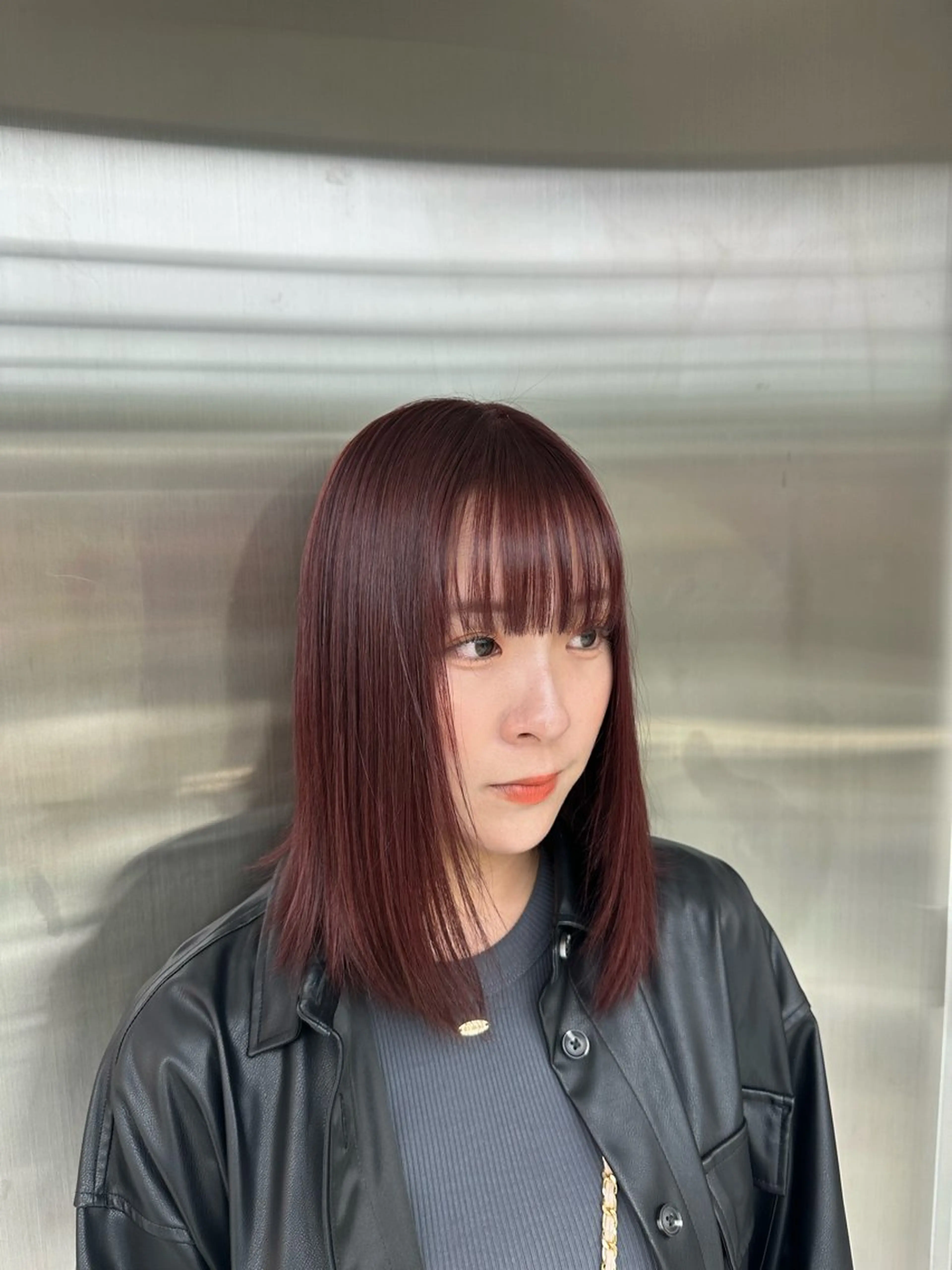 ミディアム カラー りょうへい/ 全頭ブリーチ/渋谷のヘアスタイル