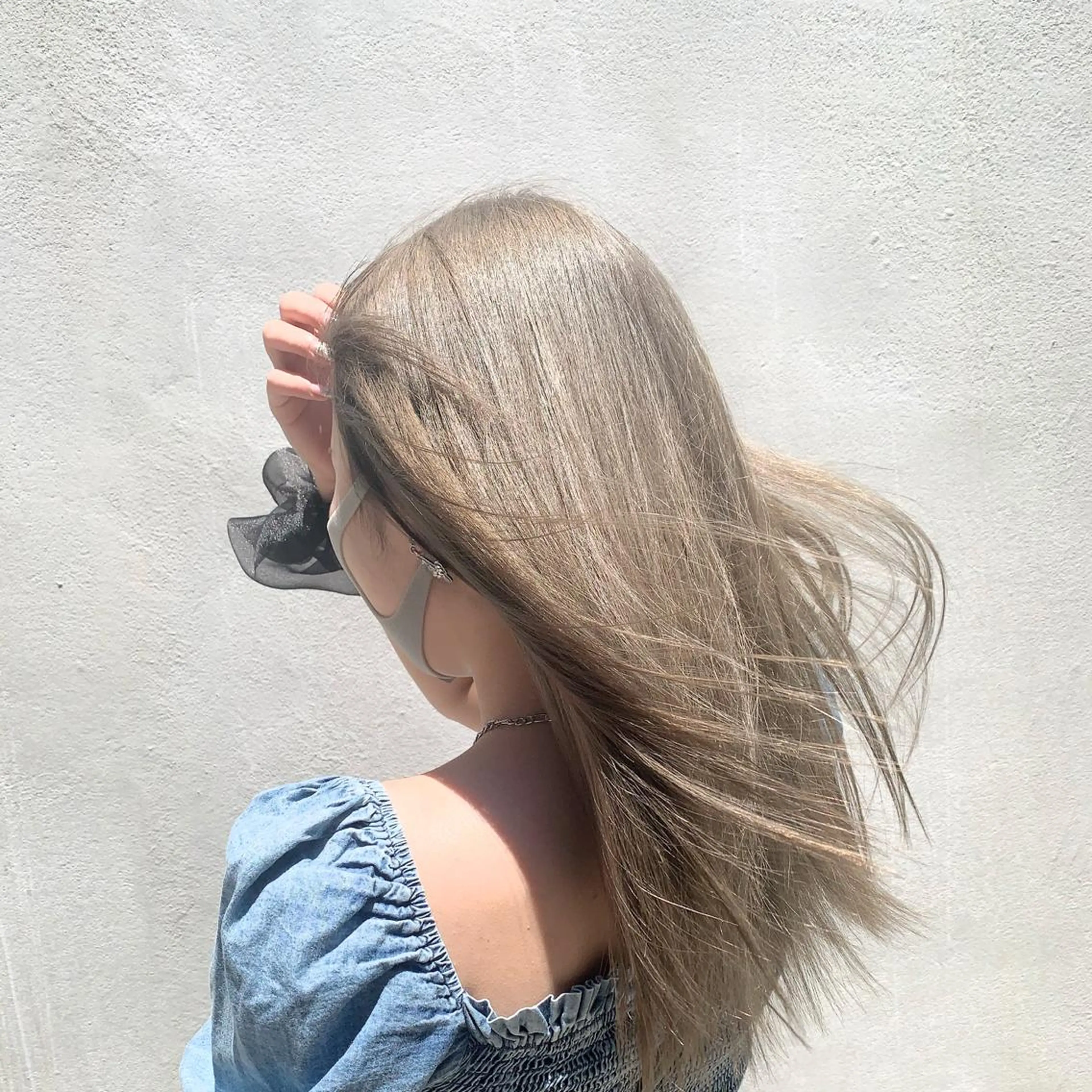 ロング カラー カット ヘアカラー トリートメント 赤みゼロ/透明感 カラー🌿KANTAのヘアスタイル