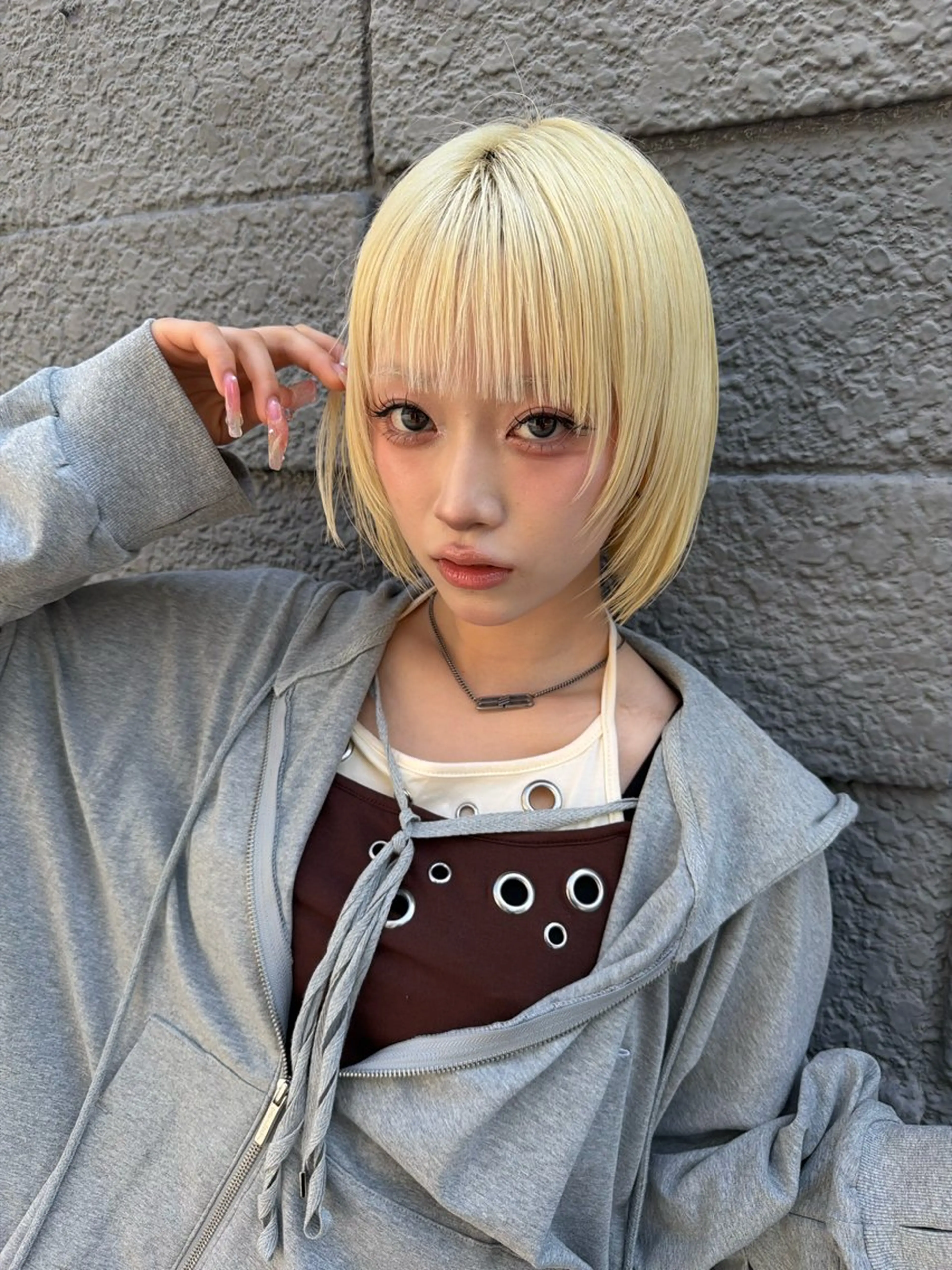 ショート カラー ショートボブ ブリーチ ブロンド ケアブリーチ 透明感カラー カット ヘアカラー 💎透明感カラー特化 💎TAISEIのヘアスタイル