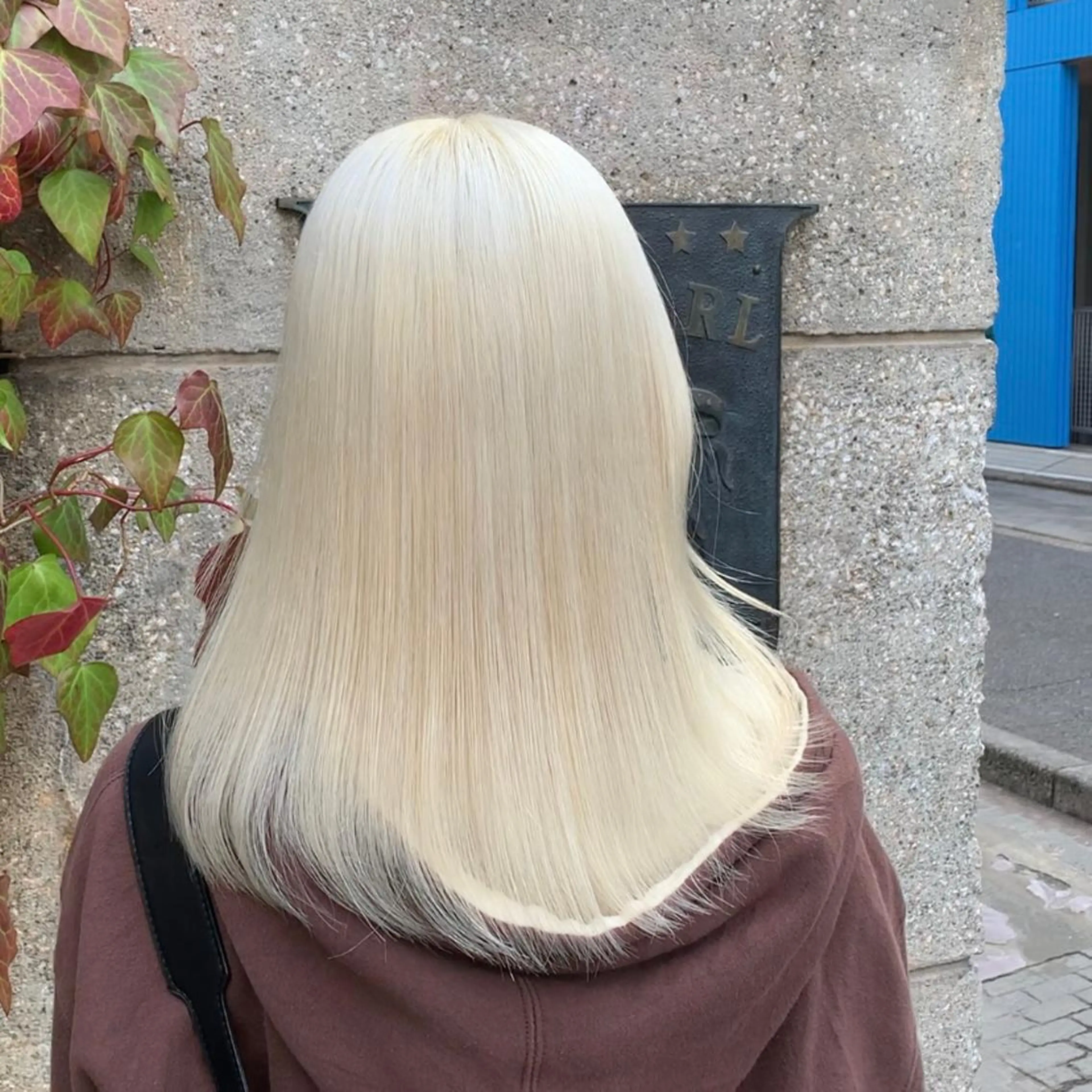 ミディアム カラー カット ヘアカラー トリートメント れい🫧 ハイトーン特化のヘアスタイル