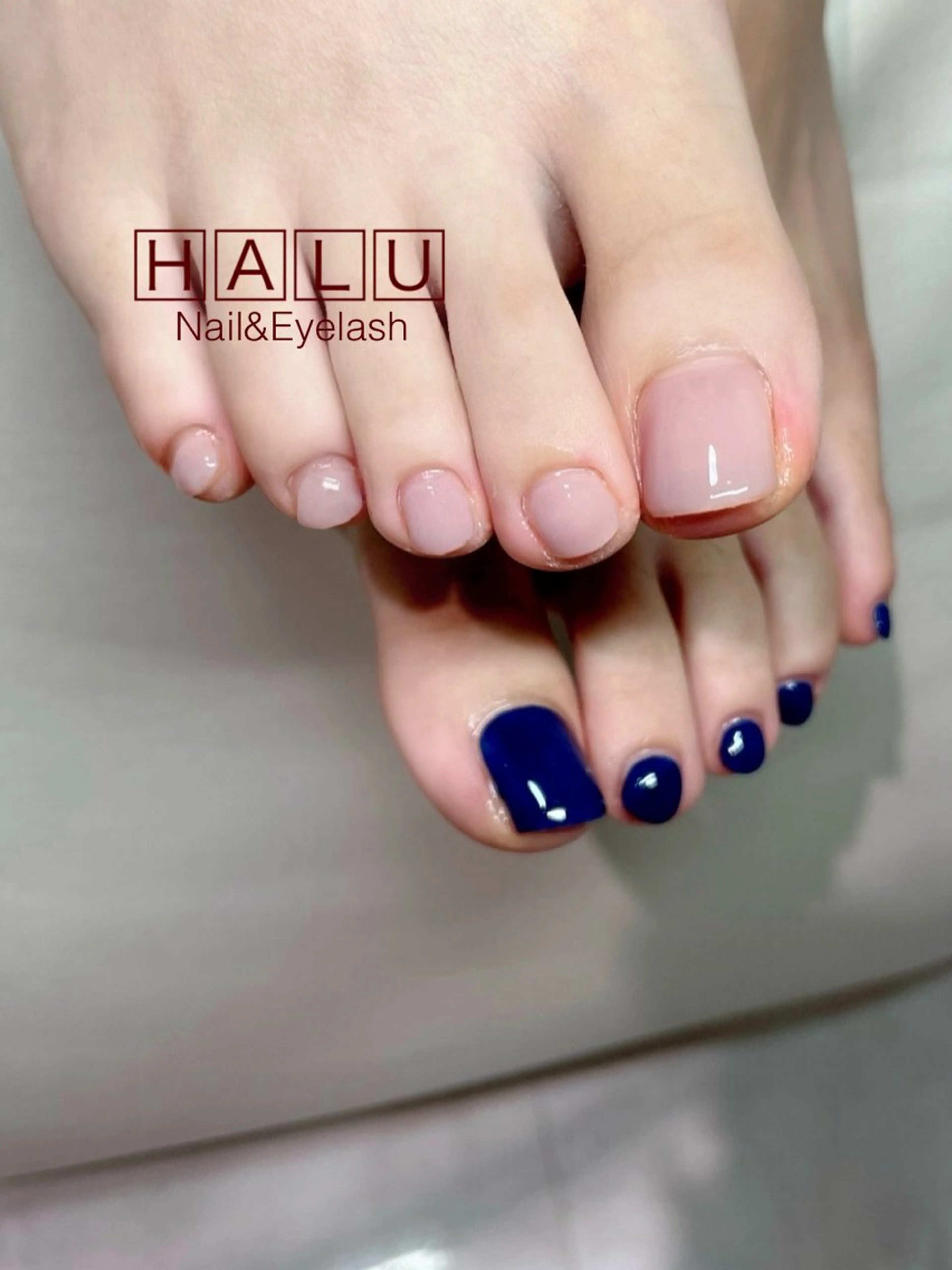 ネイル ネイビー HALU ハルのネイルデザイン