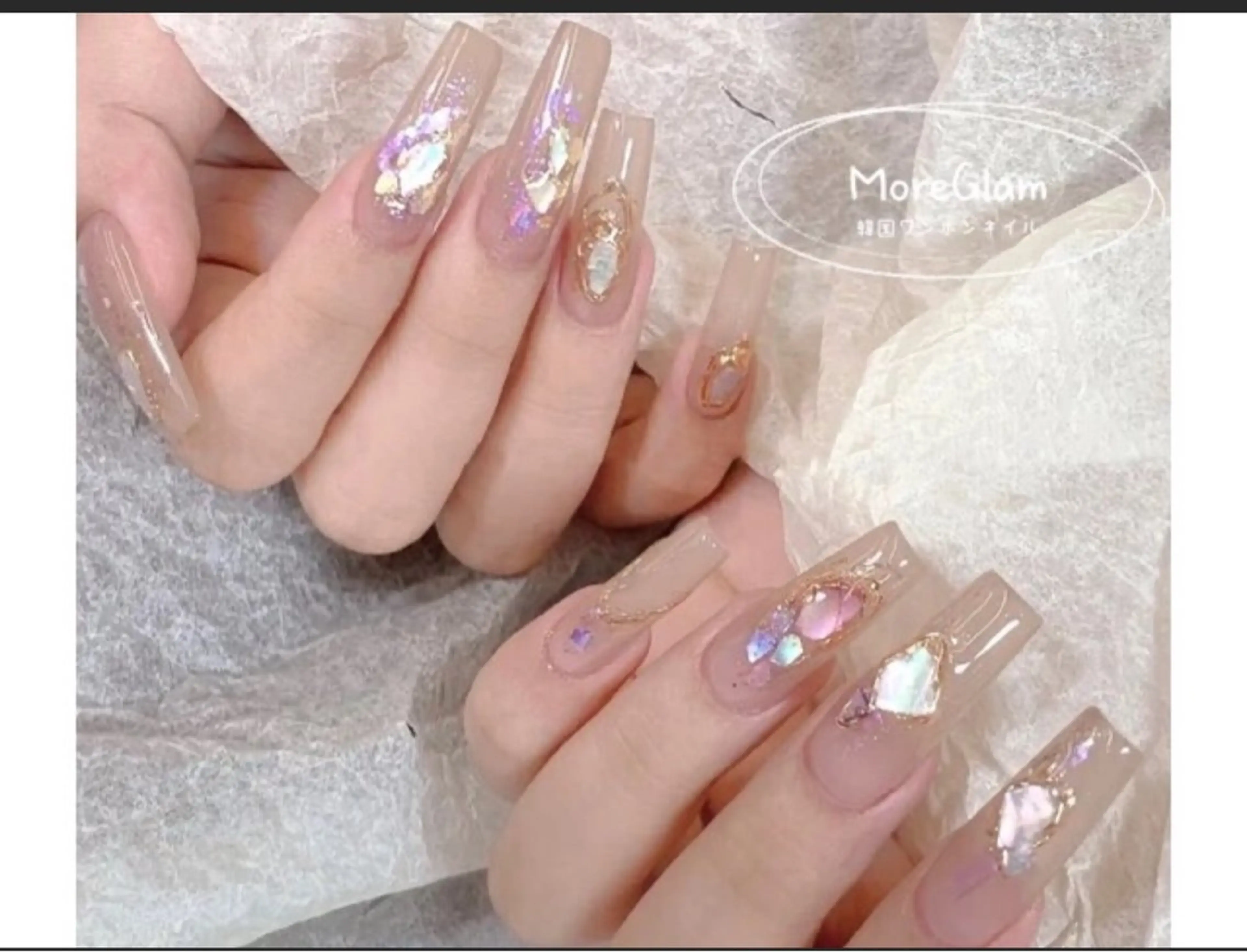 ネイル キラキラネイル More Glam 池袋東口店のネイルデザイン