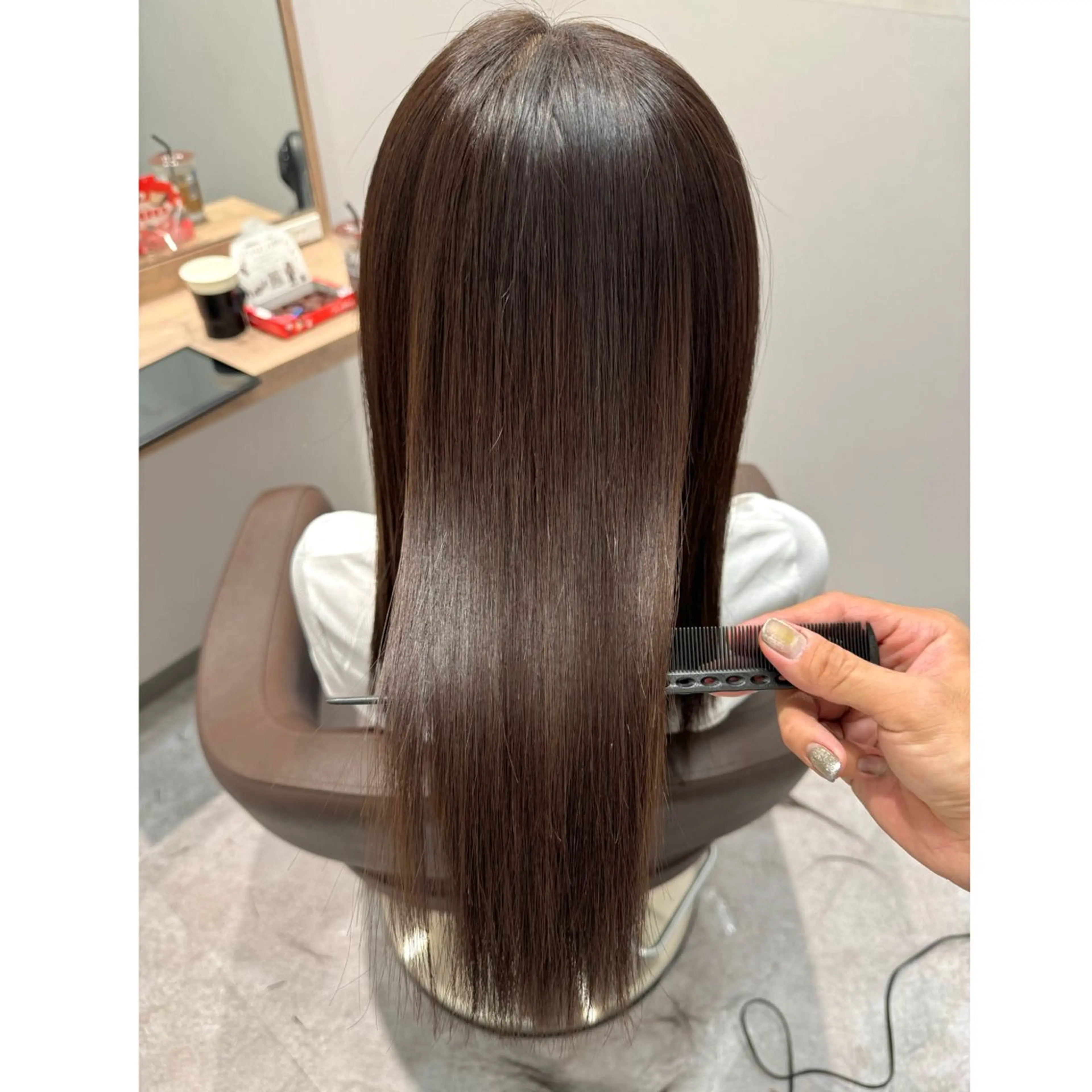 セミロング 髪質改善 トリートメント 森 隆秀/韓国ヘアのヘアスタイル