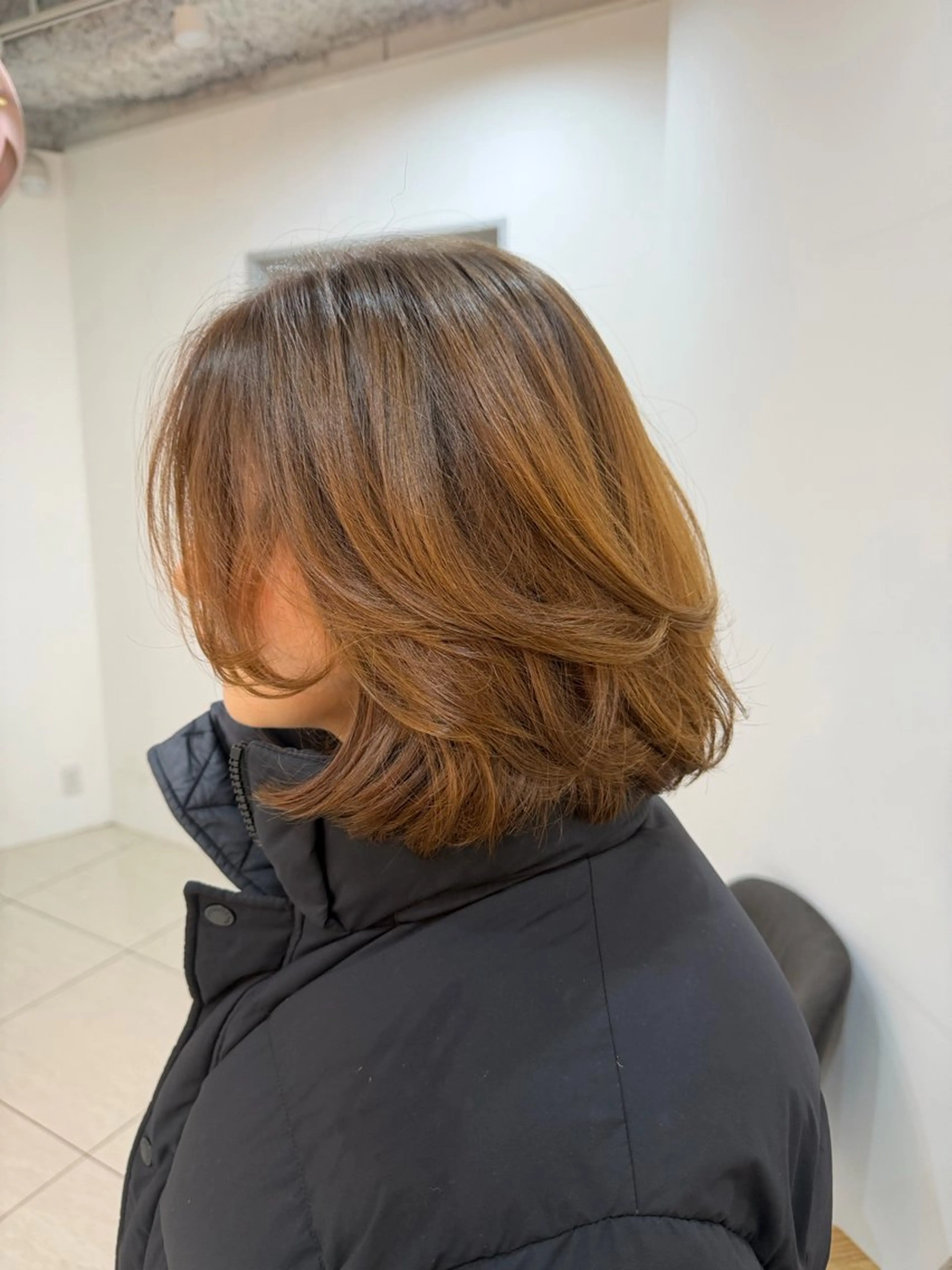 ショート カラー ボブレイヤー ボブ レイヤーカット カット トリートメント 似合わせ/レイヤー カット/すずきたつやのヘアスタイル