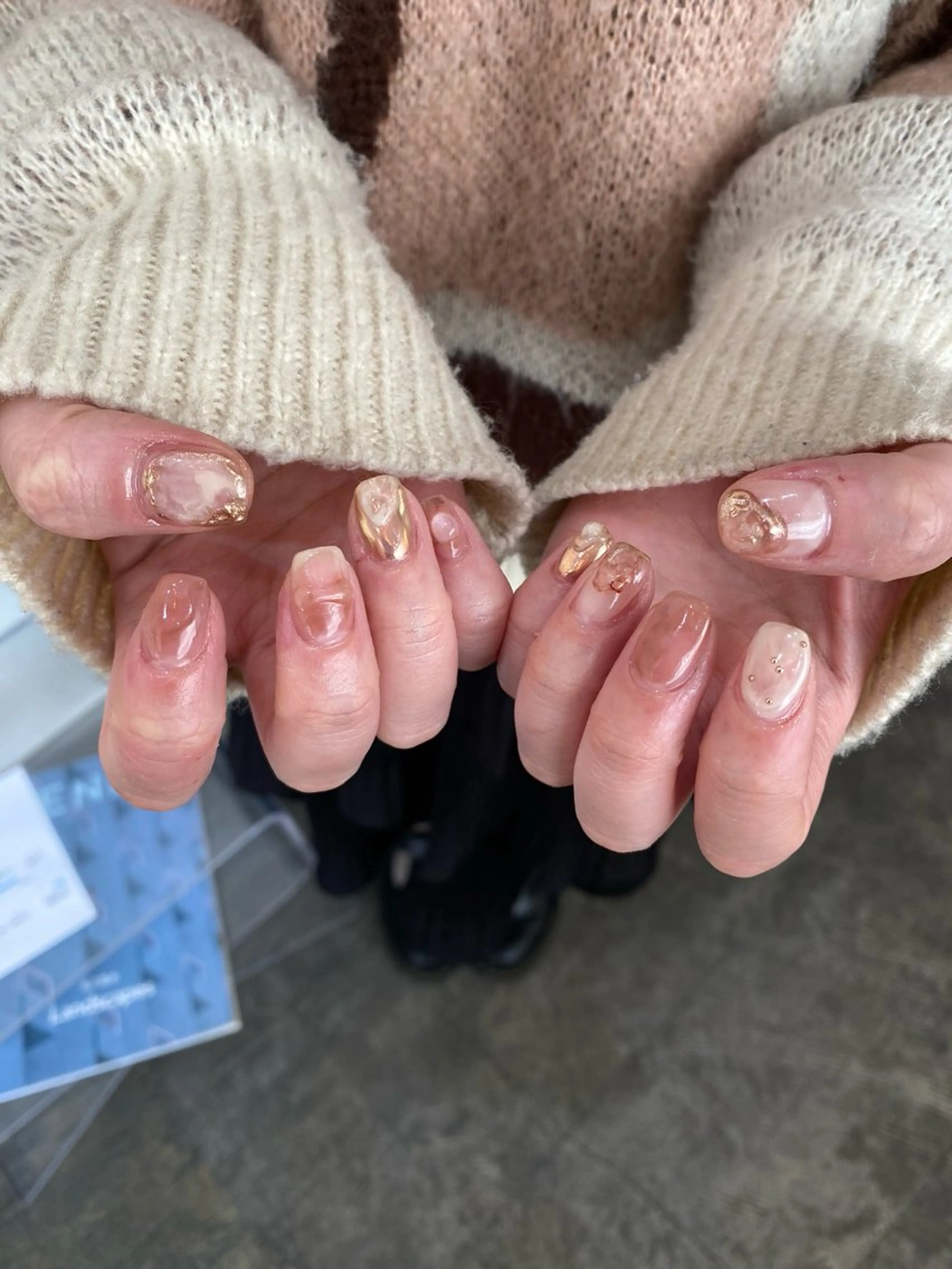 ネイル ピンク nable.所属・栗林 実莉のネイルデザイン