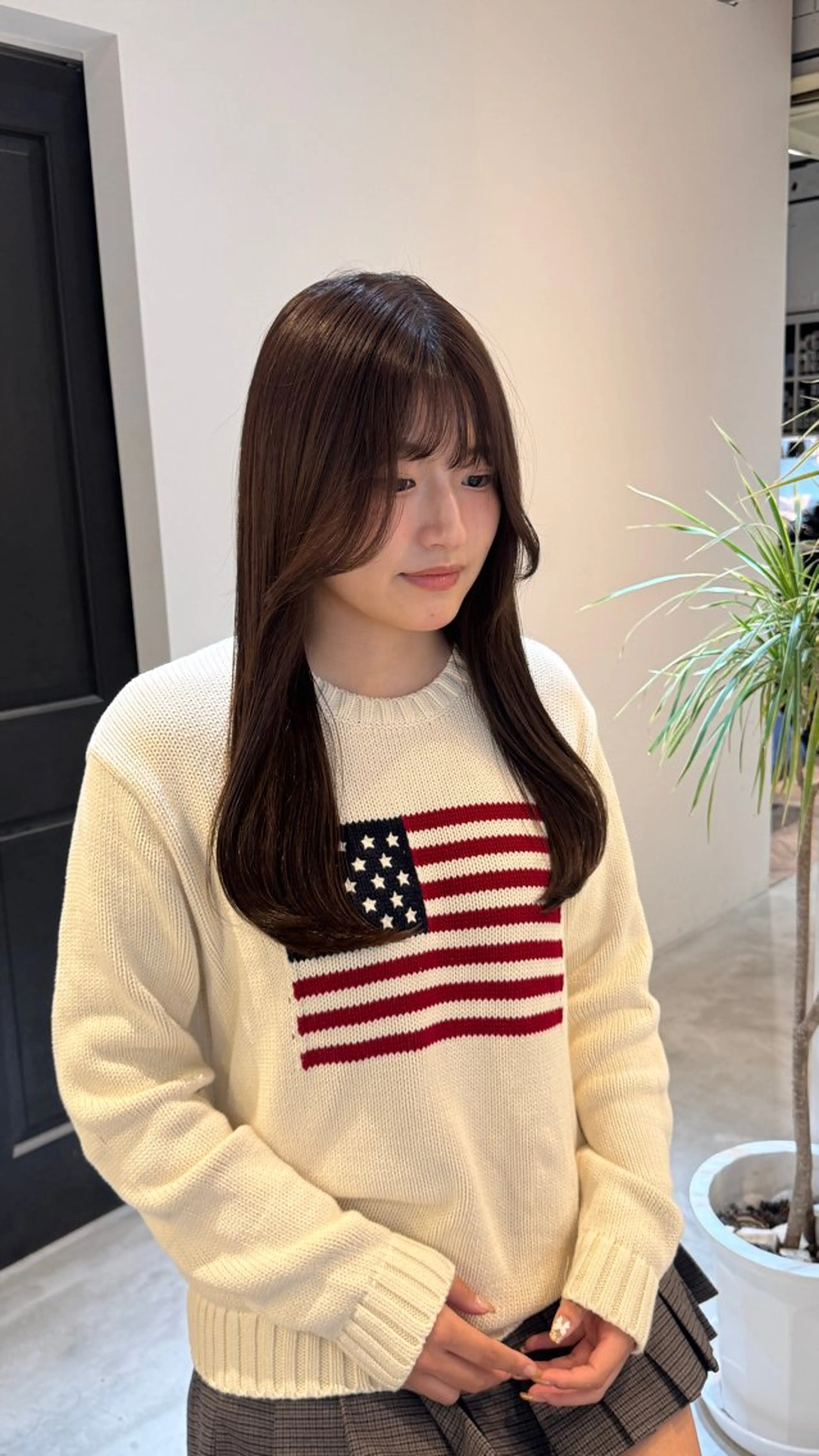 透け感イルミナカラー＋オージュアトリートメントの写真