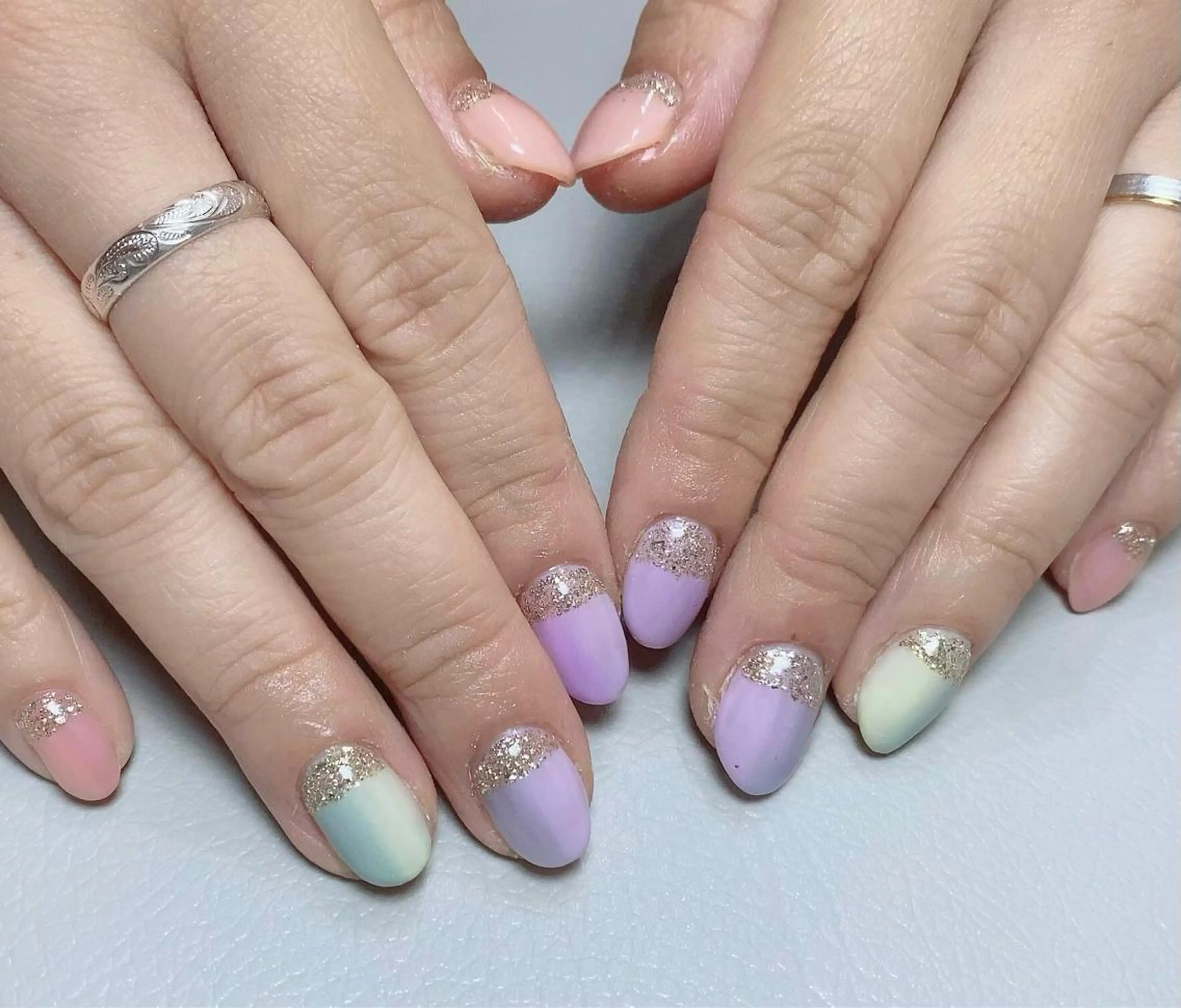ショート ハンドネイル cattleya nailのネイルデザイン