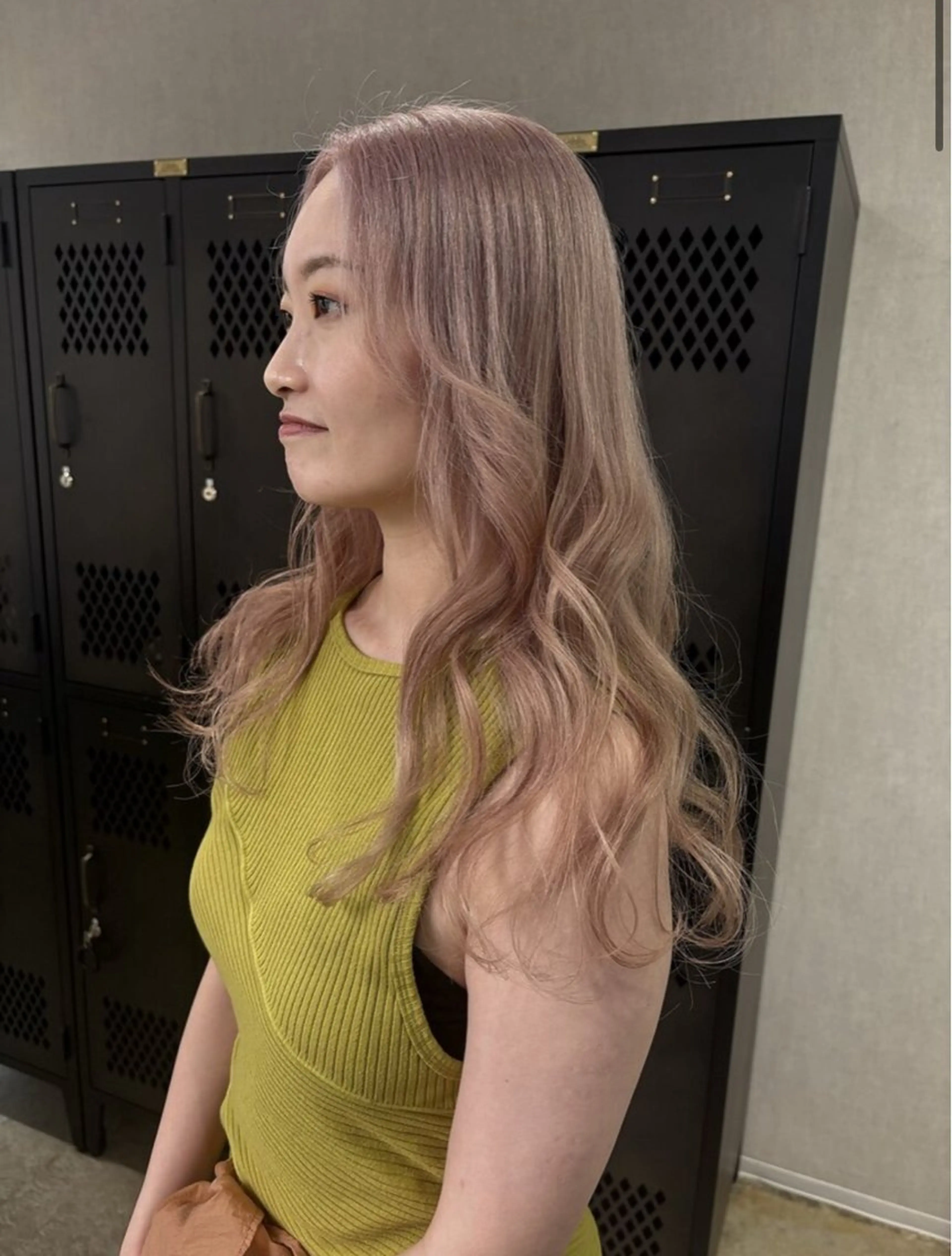 ロング カラー ベージュカラー ヘアカラー ブレンバイドット所属・ニュアンスカラー/ 🫧レミ(坊主)のヘアスタイル