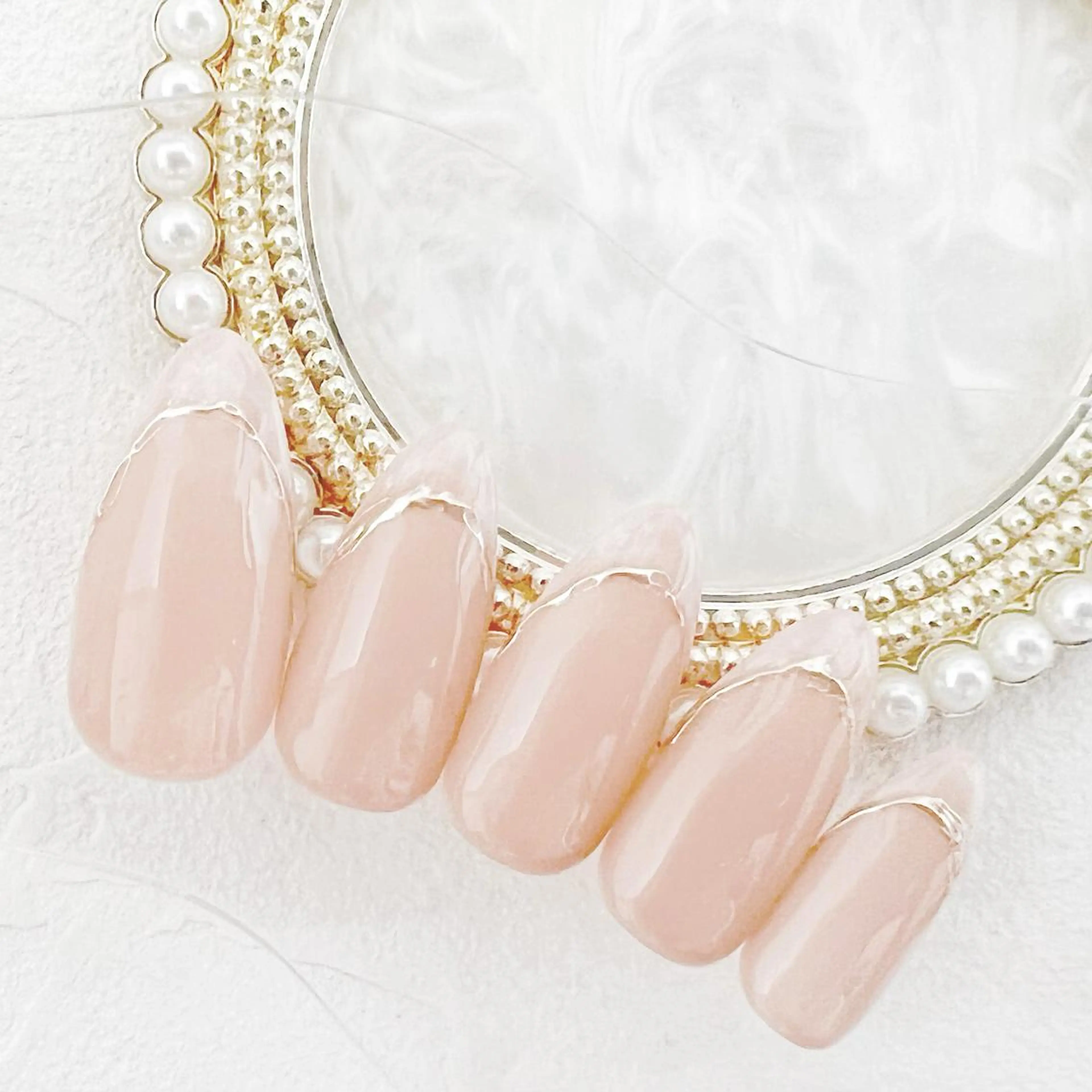 ネイル フレンチネイル ニュアンスネイル rouse nail RISATOのネイルデザイン