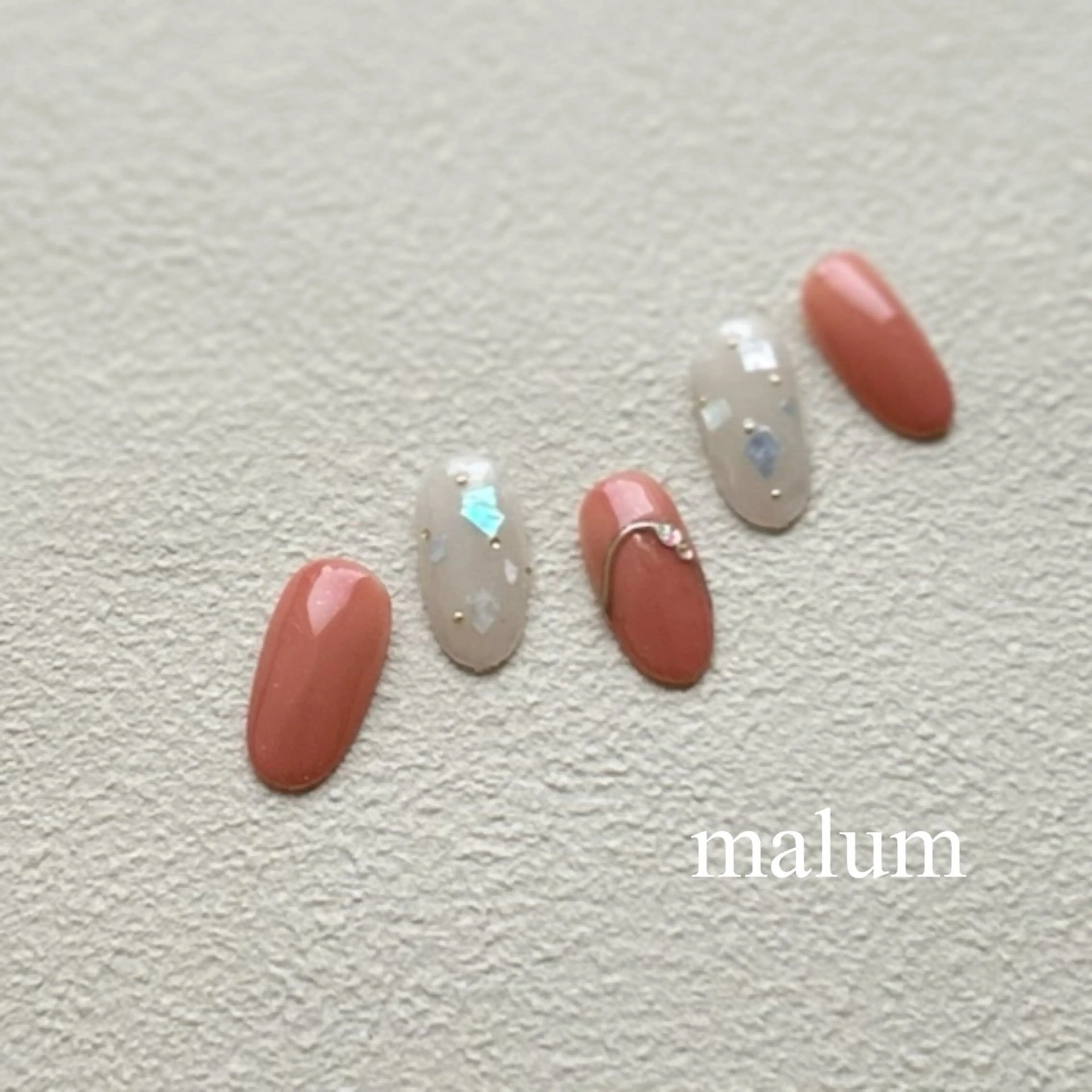 ネイル ハンドネイル malum nailのネイルデザイン